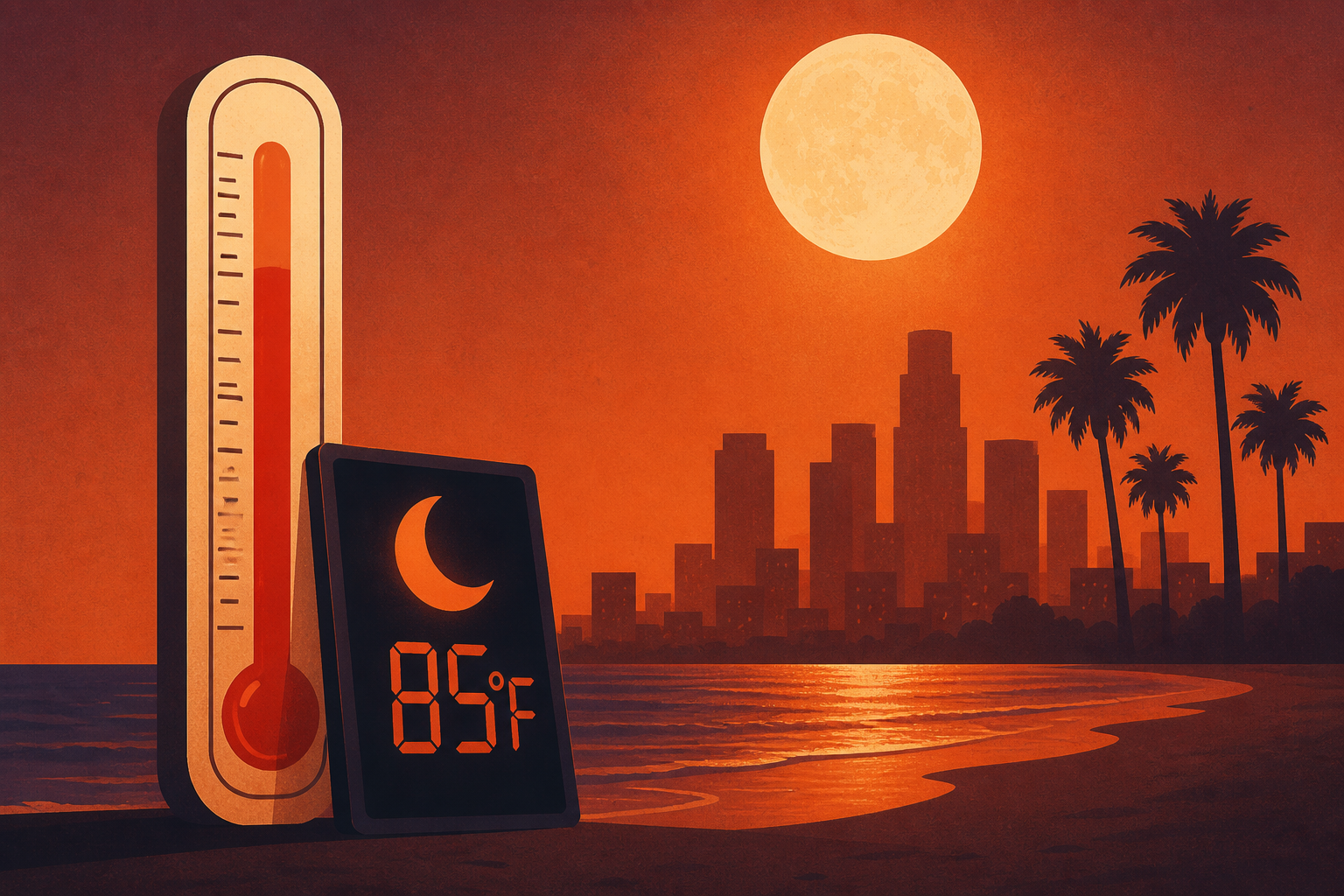 Why this summer's L.A. heat waves feel so miserable: Hotter nights, broiling beaches