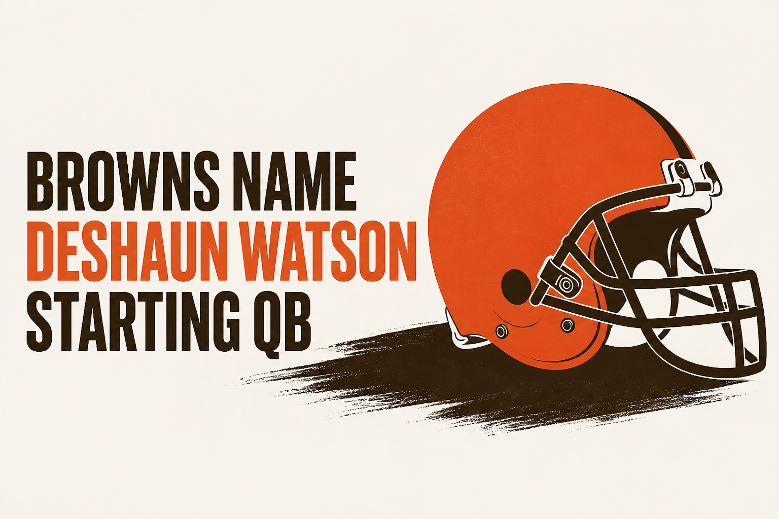 Browns Name Deshaun Watson Starting QB