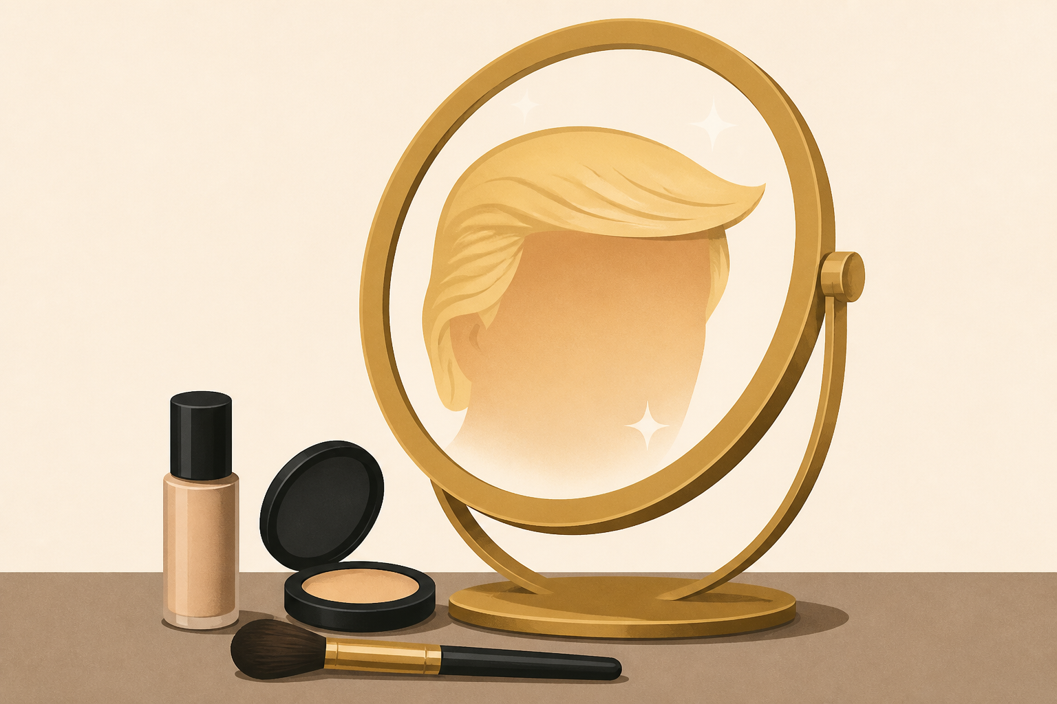Scaramucci Reveals Trump’s Makeup Routine