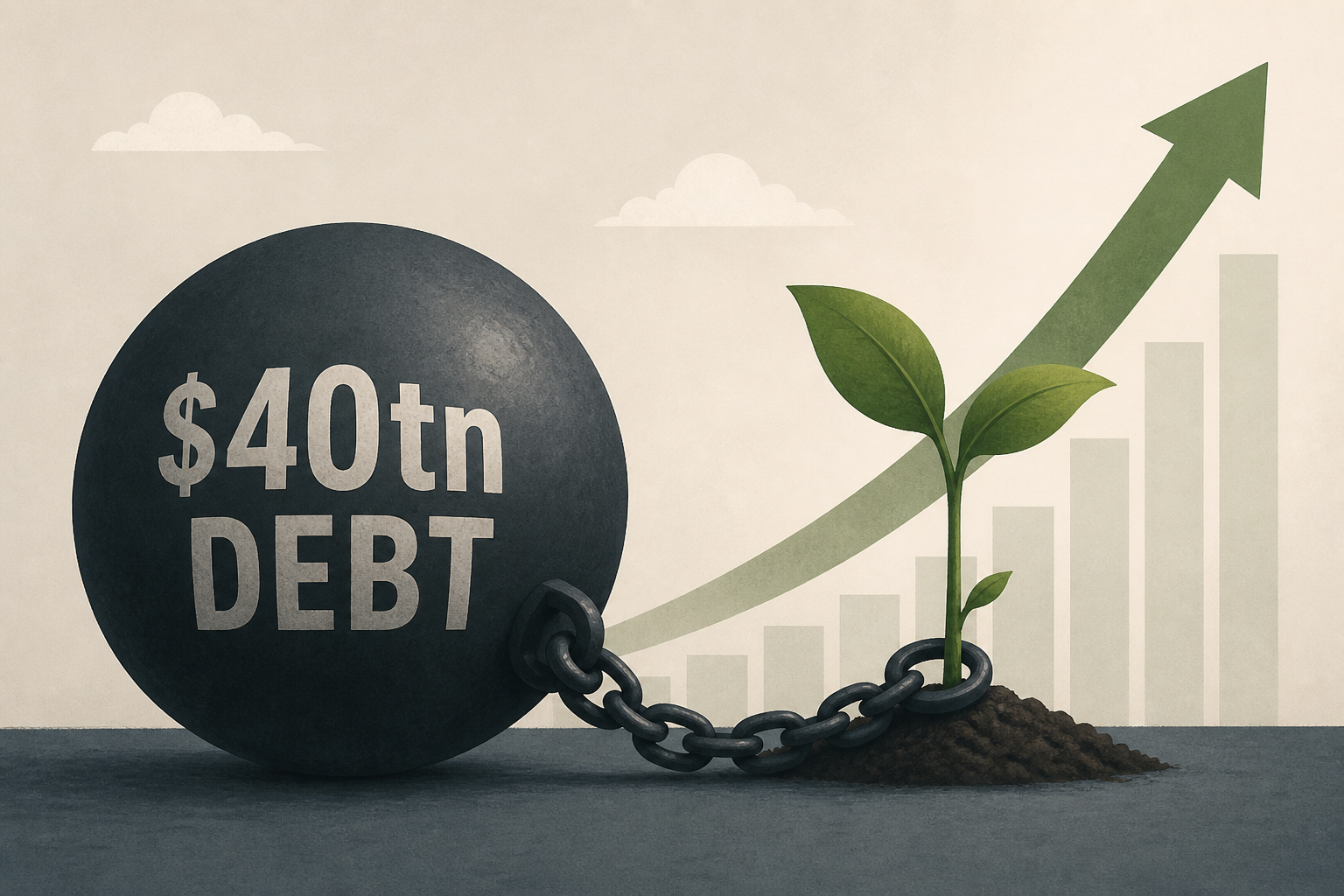 Trump and Bessent want to grow out of $40tn debt: Wharton professor believes it won't be possible