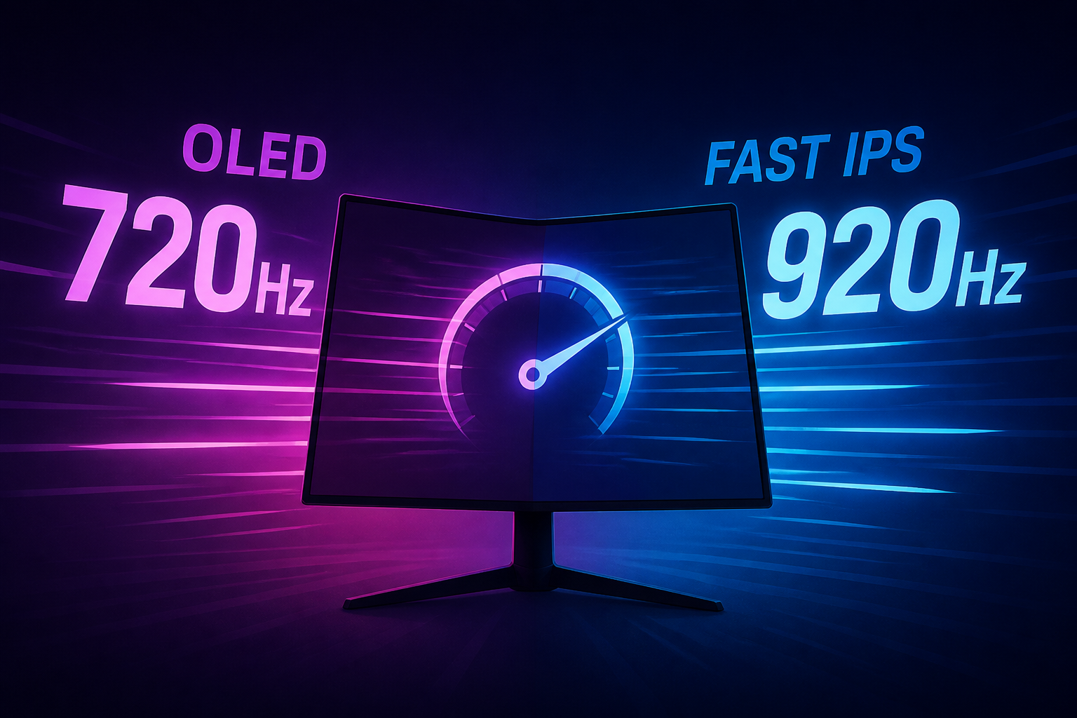 inch OLED esports monitors up to 720Hz, new Fast IPS monitor reaches 920Hz