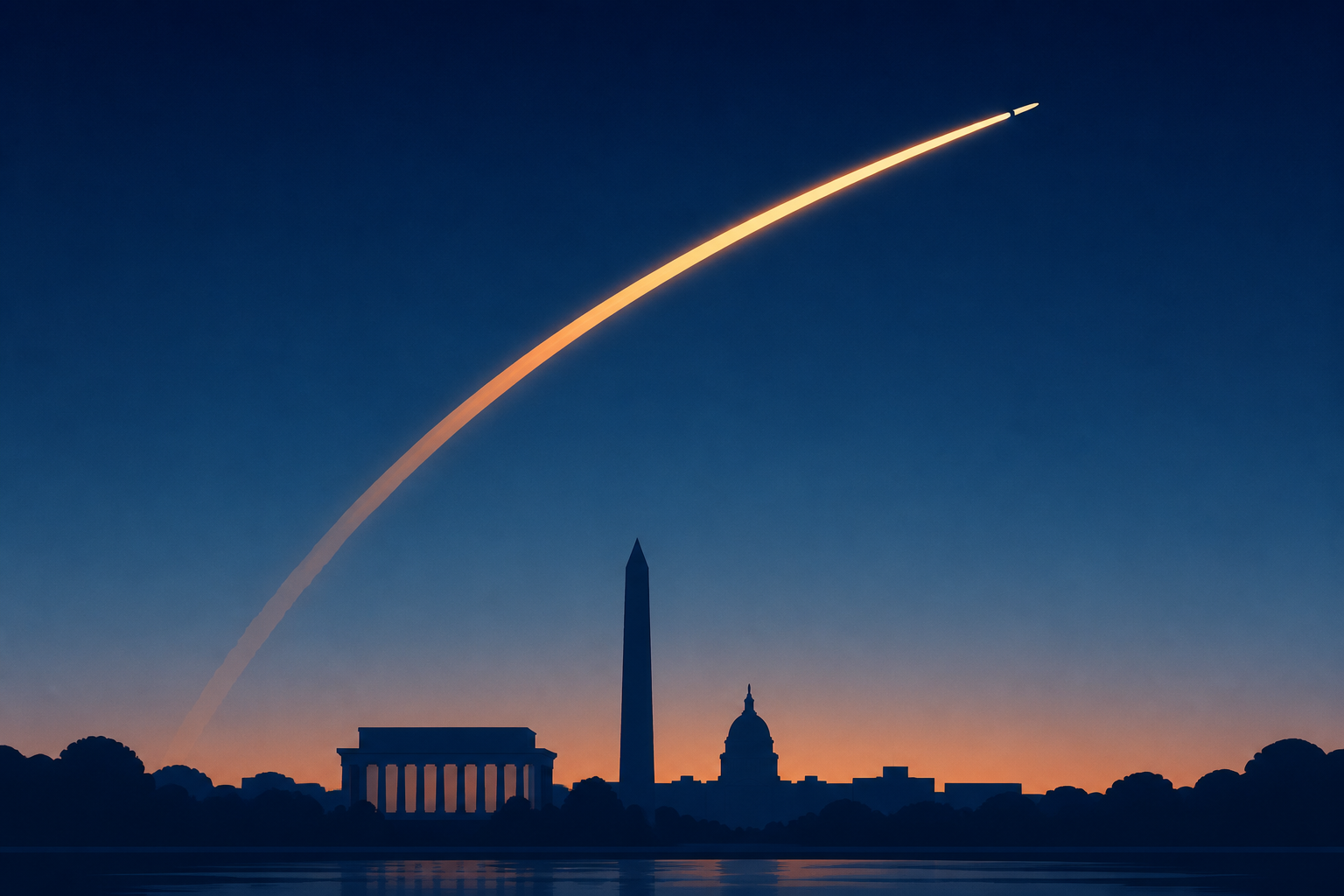 SpaceX launch visible over DC region Tuesday