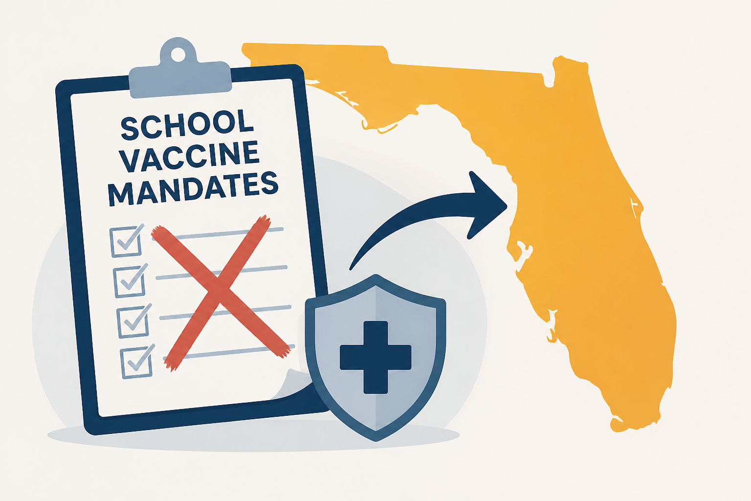 Florida Department of Health advances plan to drop four school vaccine mandates