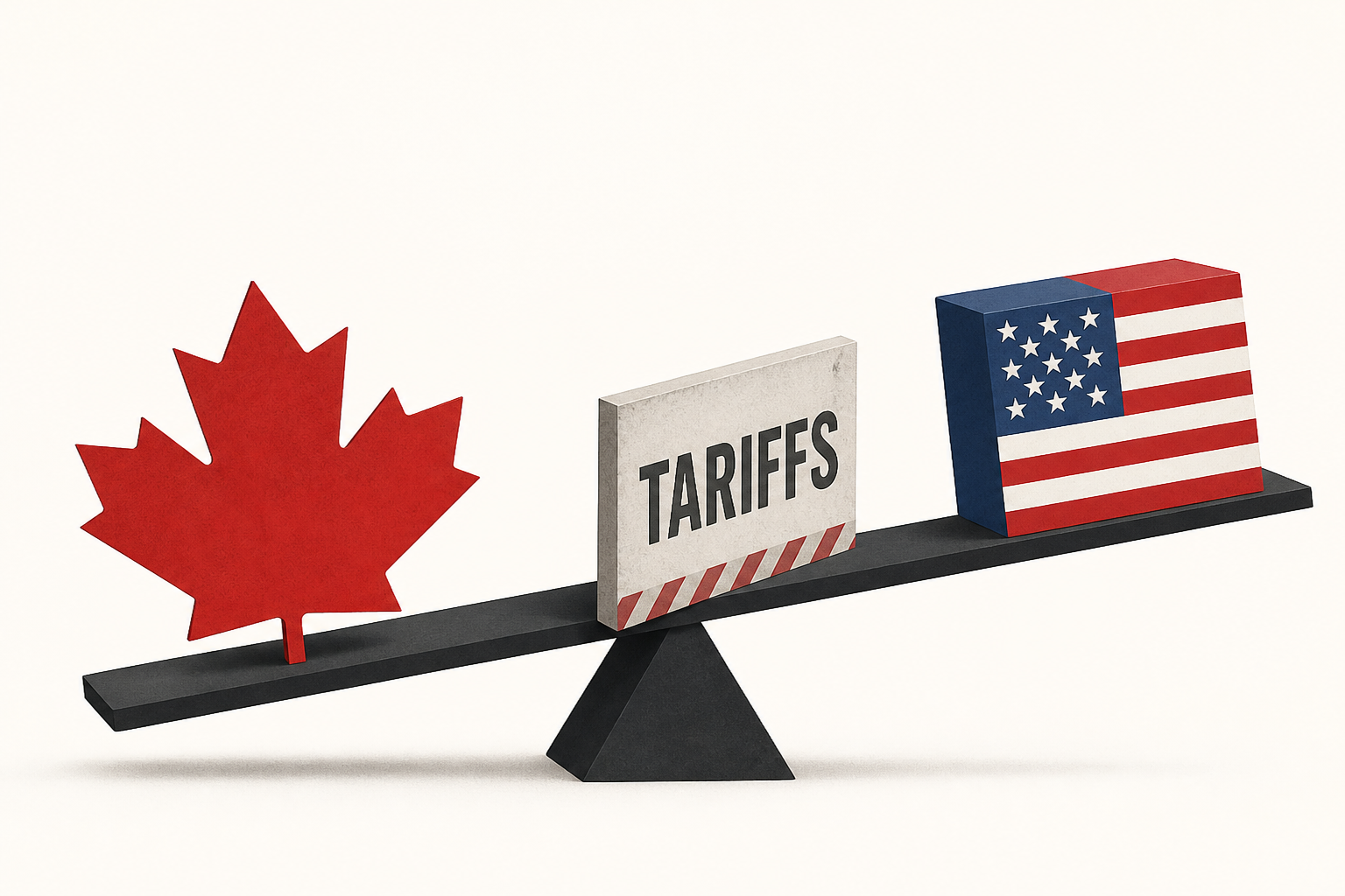 Canada hits back at U.S. with tariffs as trade war deepens : NPR
