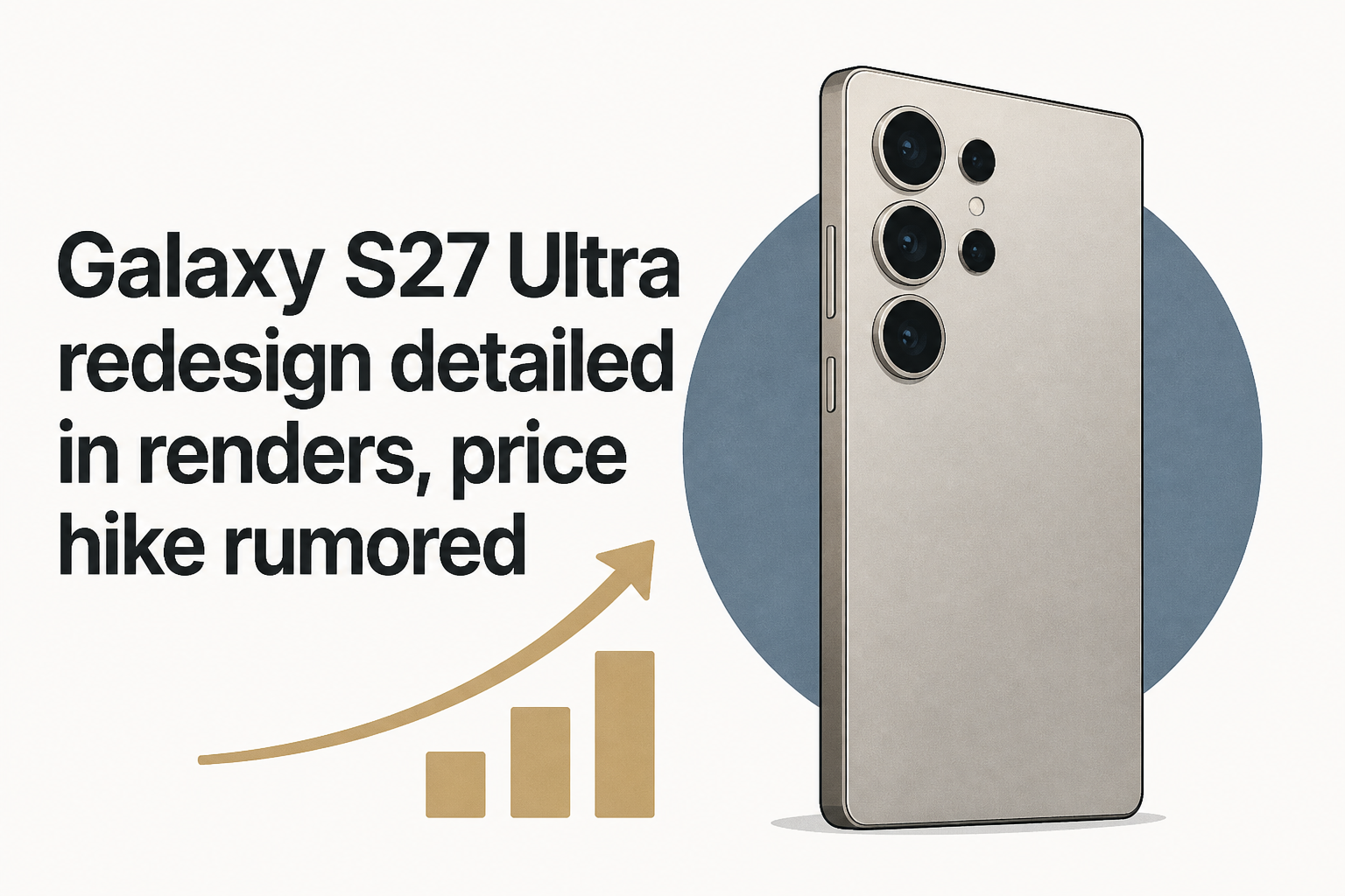 Galaxy S27 Ultra redesign detailed in renders, price hike rumored