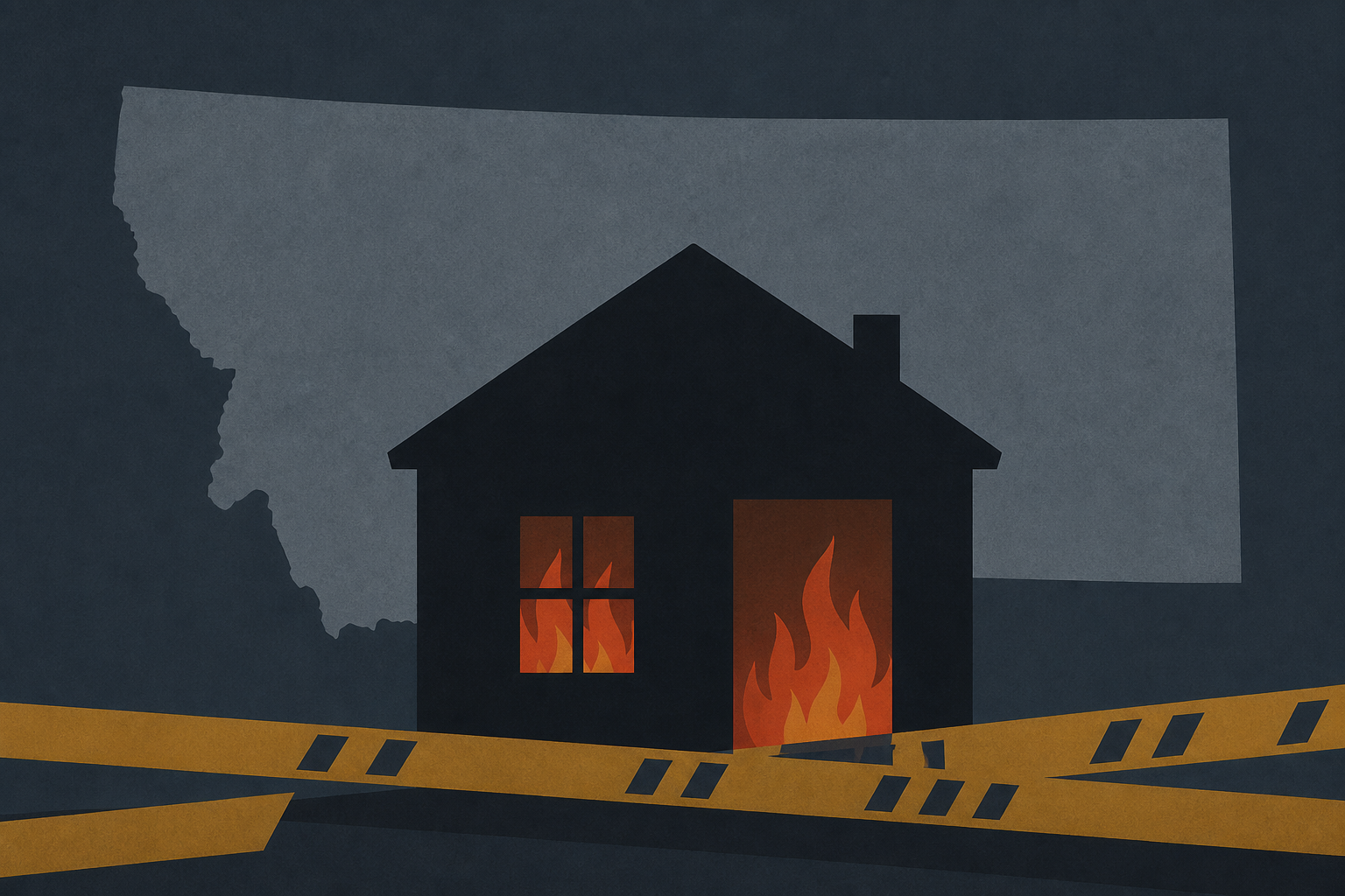 Multiple people dead, including kids, after shooting and fire at Montana home