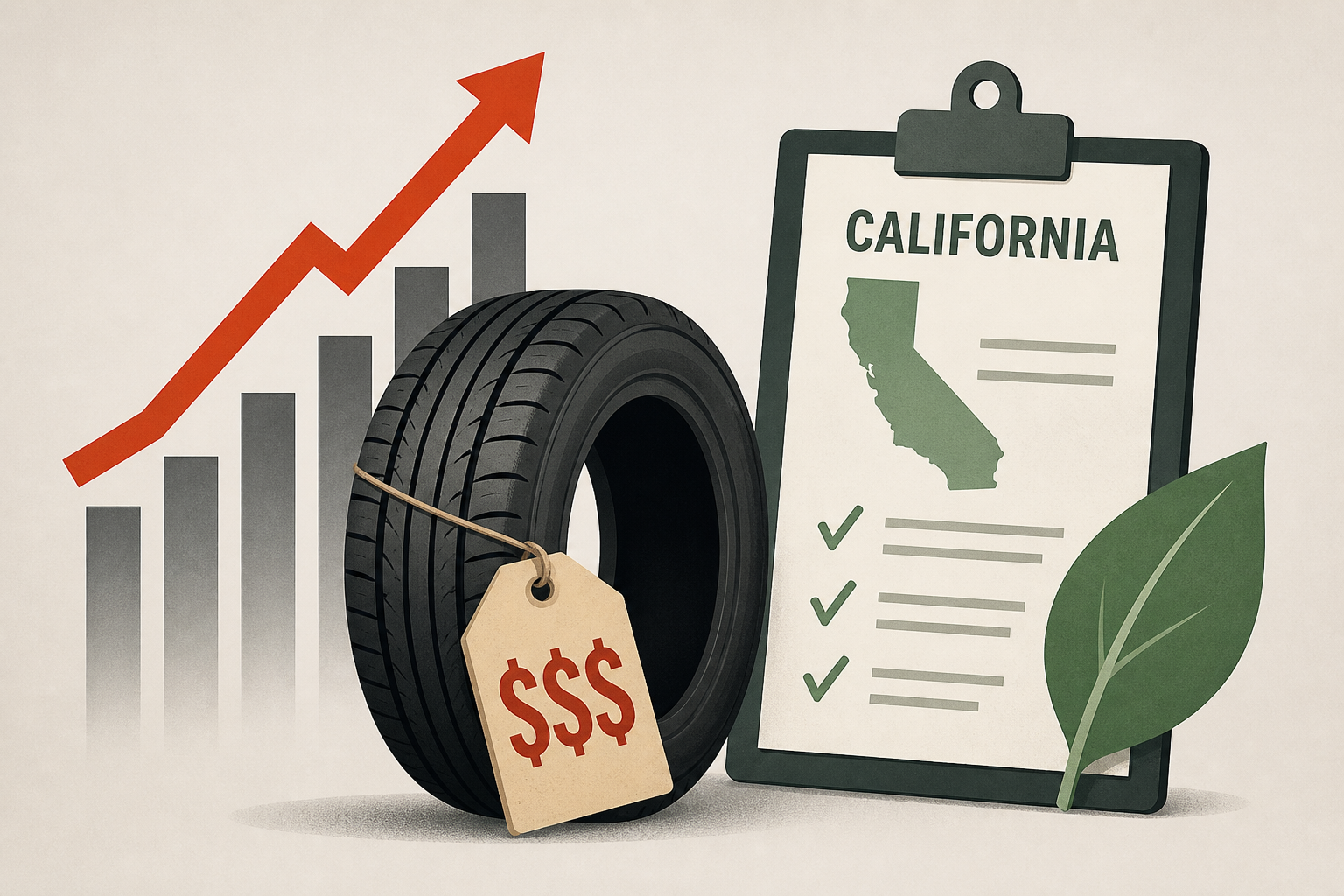 Tire manufacturer says new California rules will increase prices