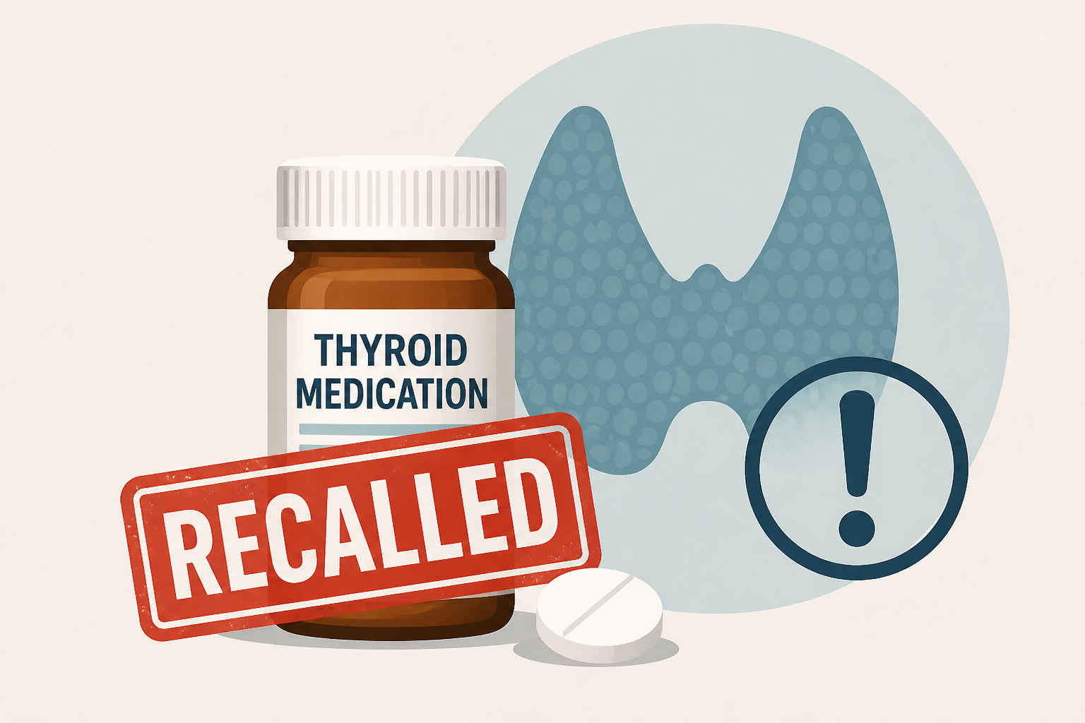 Thyroid medicine recalled. See affected product