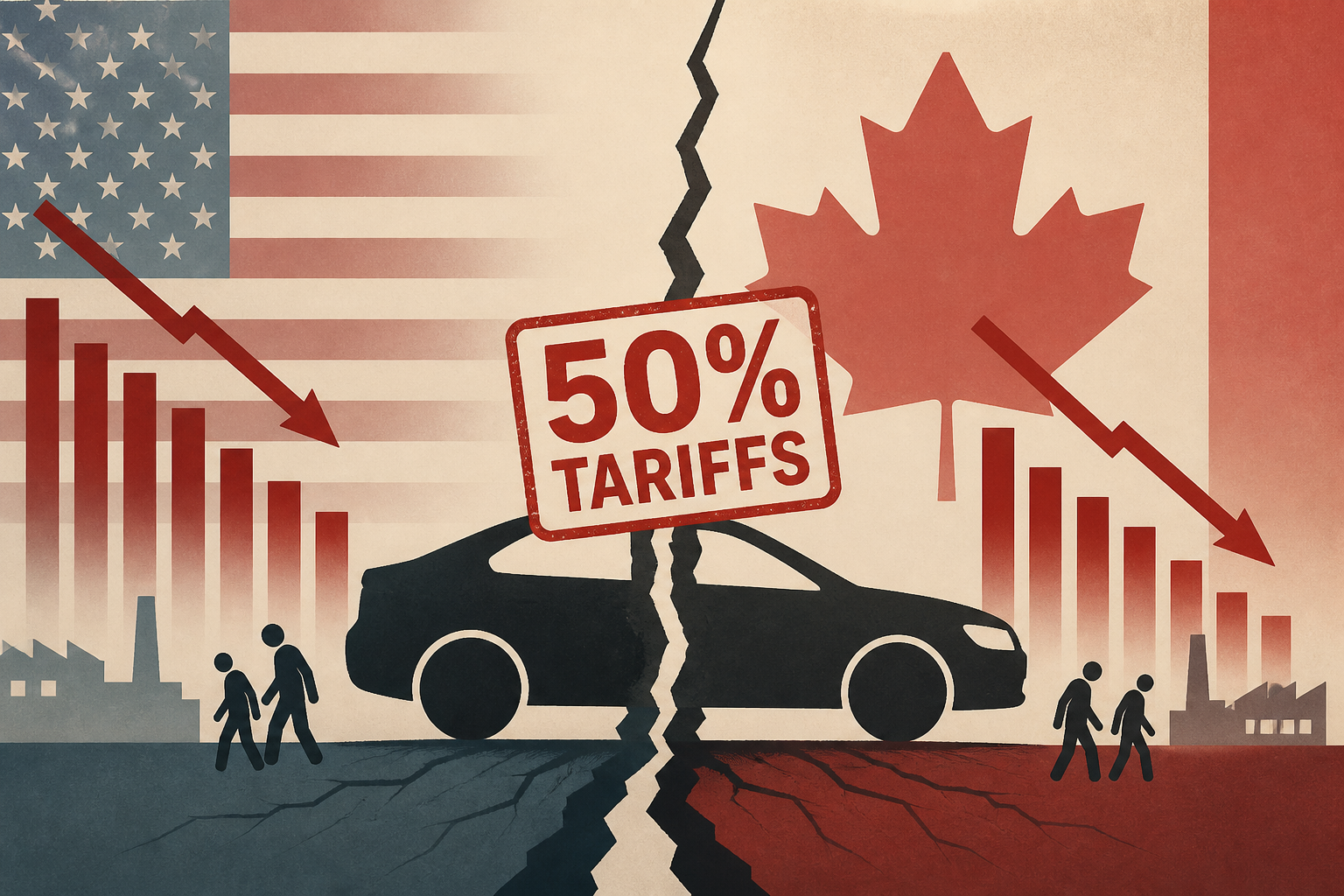Trump's 50% Auto Tariffs On Canada Are Going To Ravage Jobs And Profits On Both Sides Of The Border