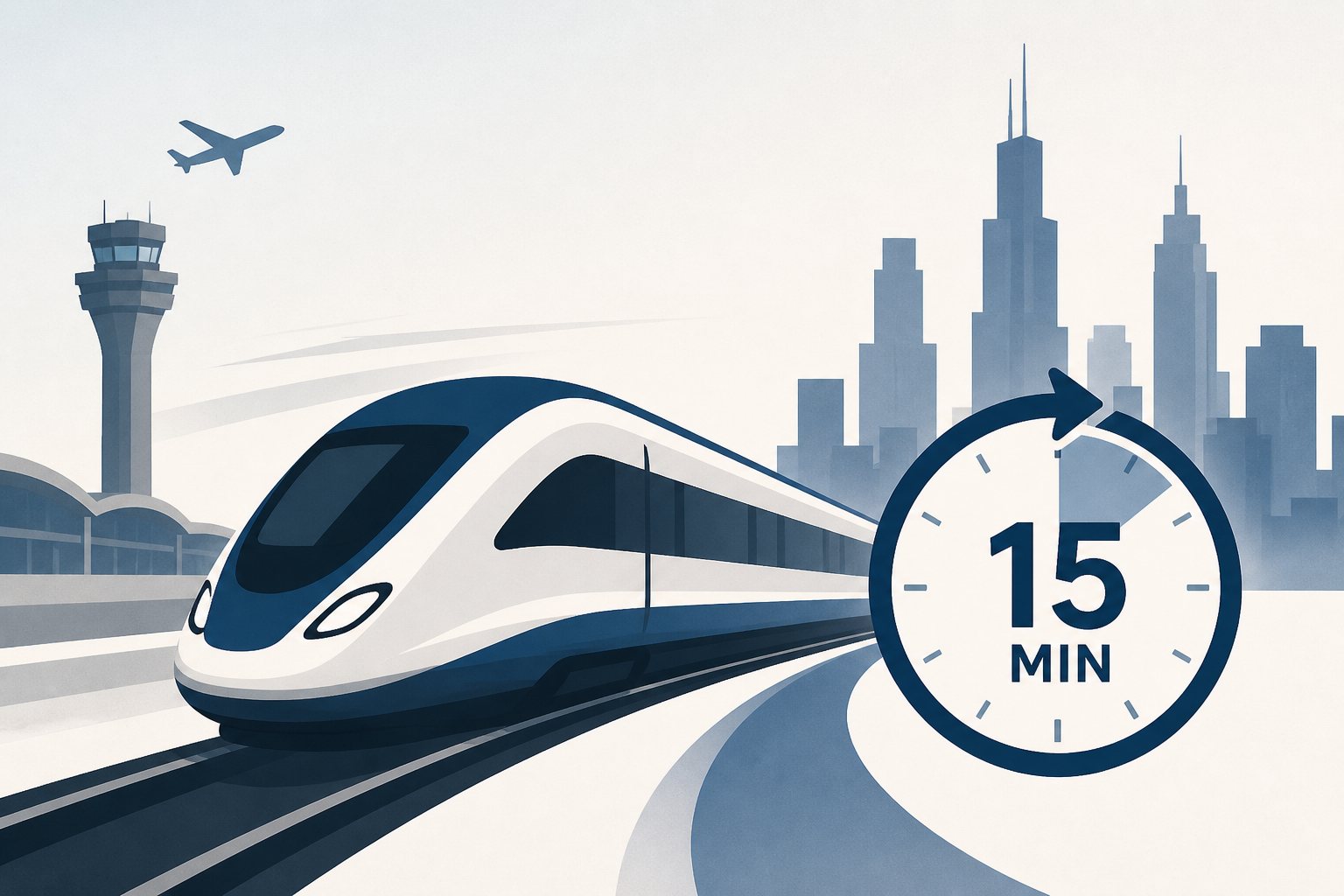 Plans unveiled for 15 minute express 'O'Hare Flyer' trains from airport to downtown