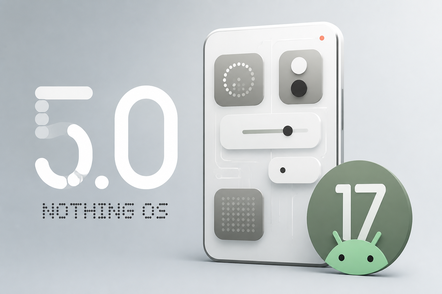 Nothing OS 5.0 brings major design refresh and Android 17