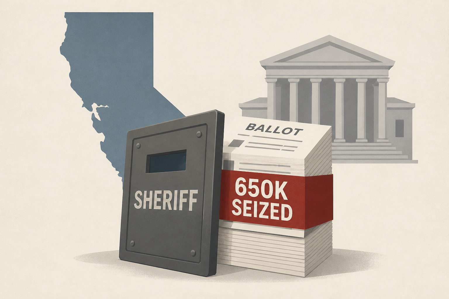 Sheriff digs in over 650K seized ballots as California Supreme Court deliberates