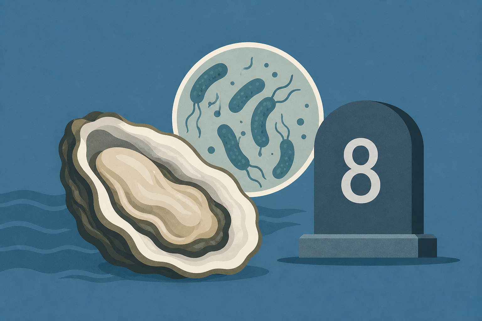 Eighth person dies from flesh-eating bacteria linked to oysters in US