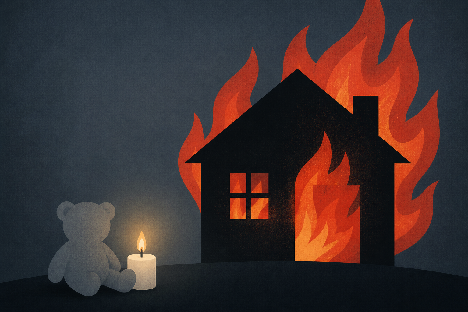 Multiple people dead, including children, in shooting and house fire