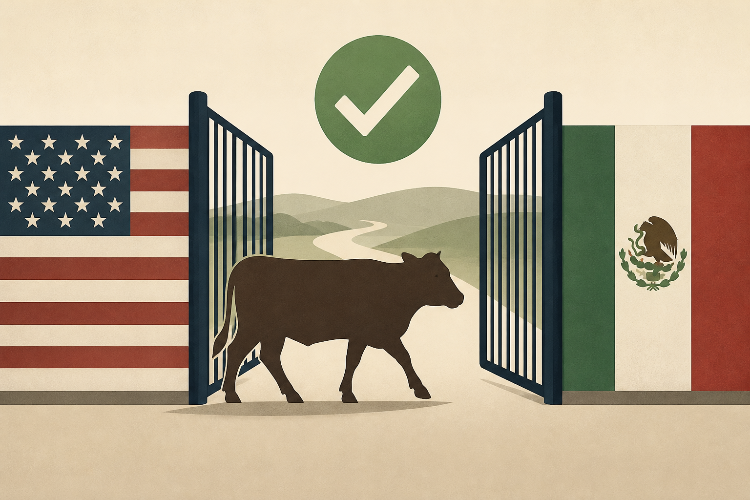 U.S.-Mexico border reopens to cattle as New World screwworm ban lifts