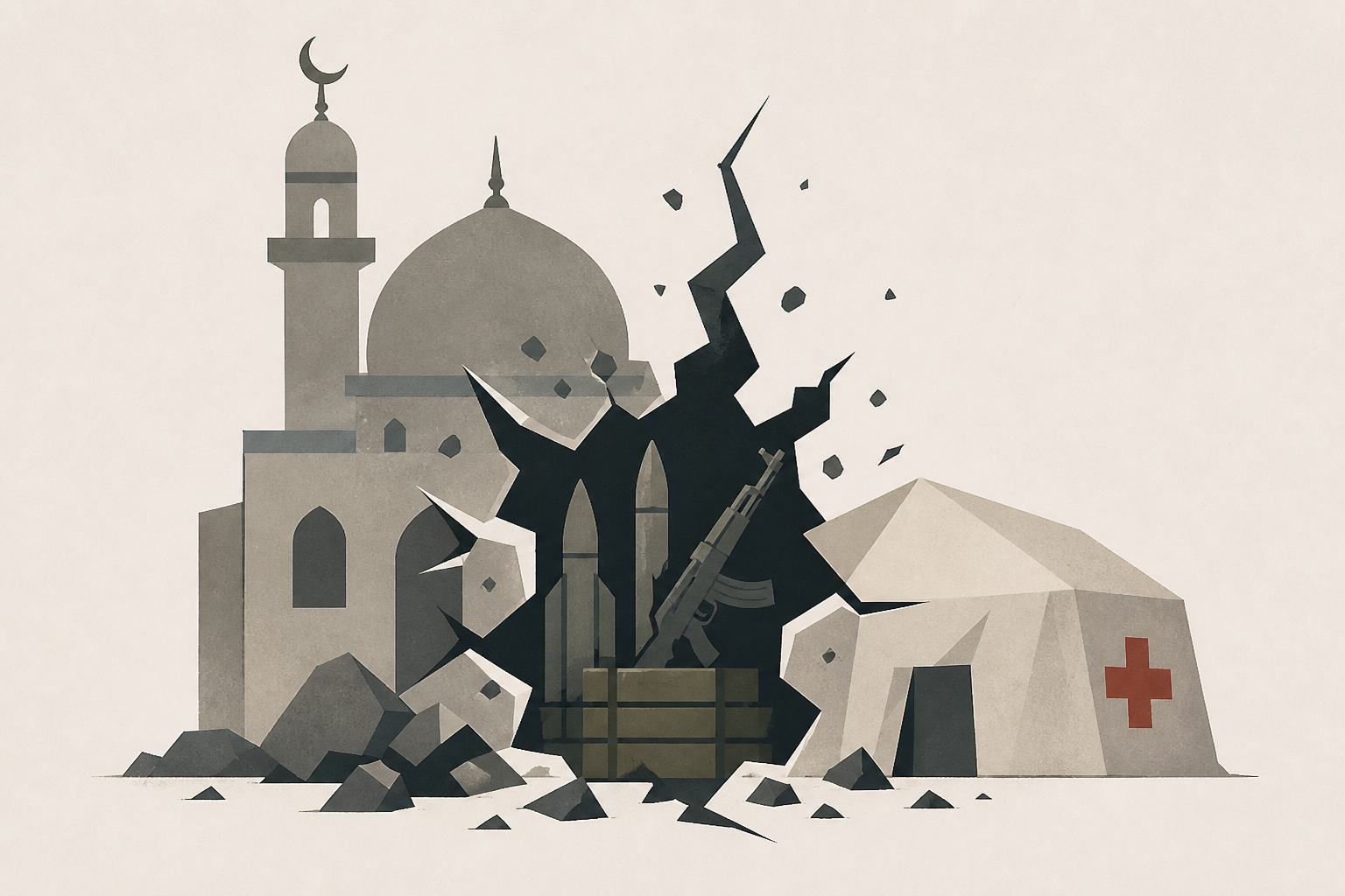 IDF strikes destroy Hamas weapon facilities in Gaza mosques, humanitarian sites