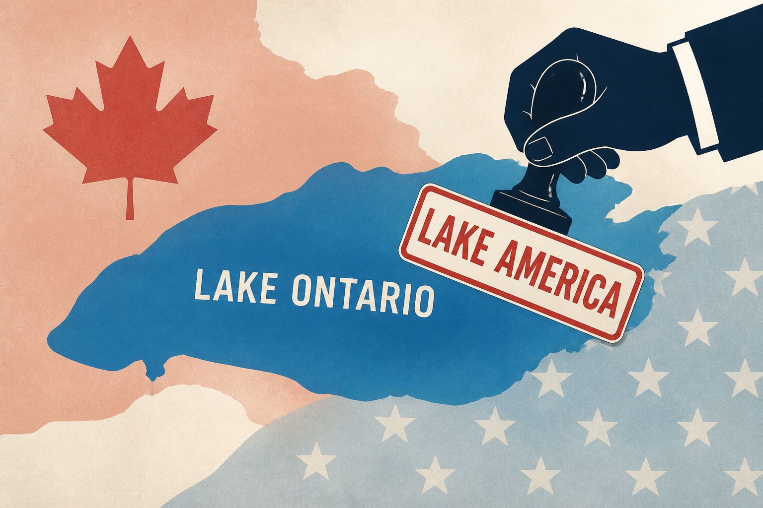 Trump threatens to change Lake Ontario's name to "Lake America" amid trade fight with Canada