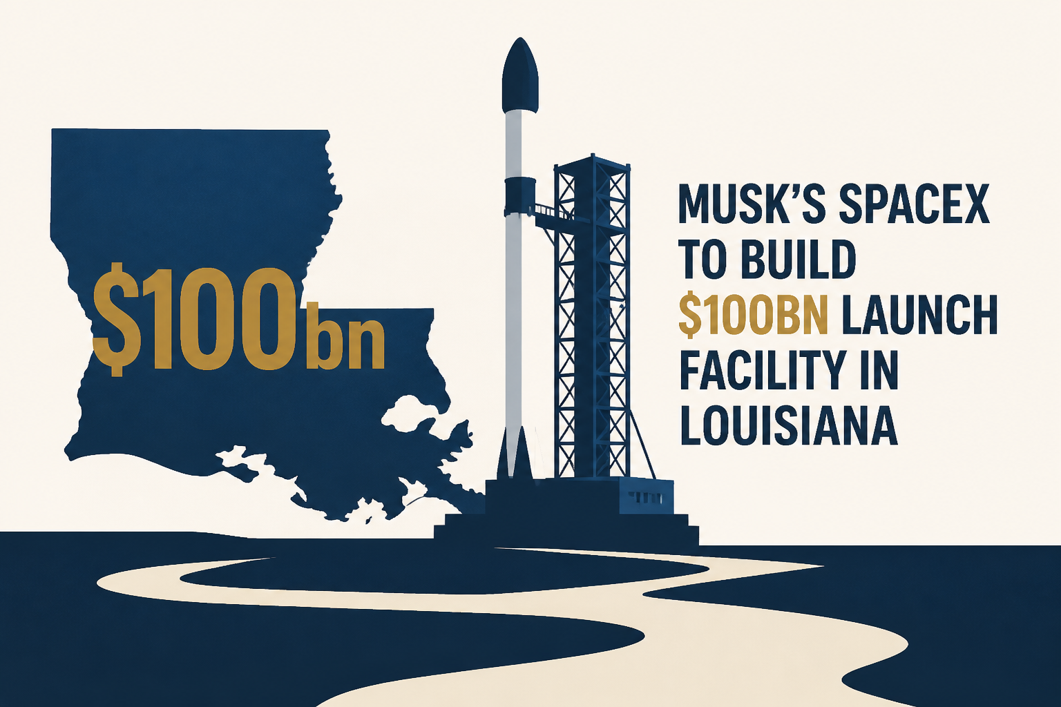 Musk's SpaceX to build $100bn launch facility in Louisiana