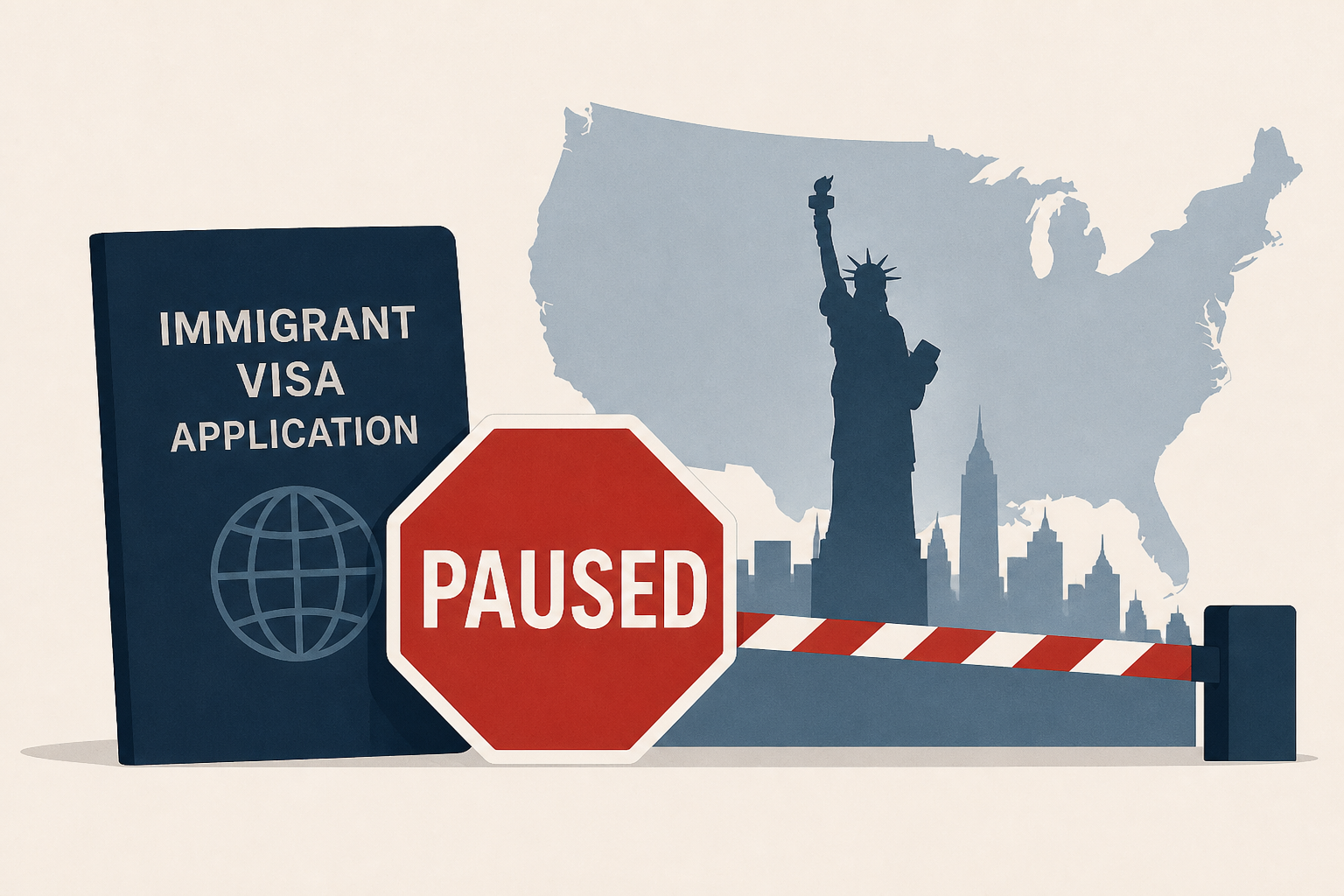 US halts all immigrant visa applications amid tightening restrictions