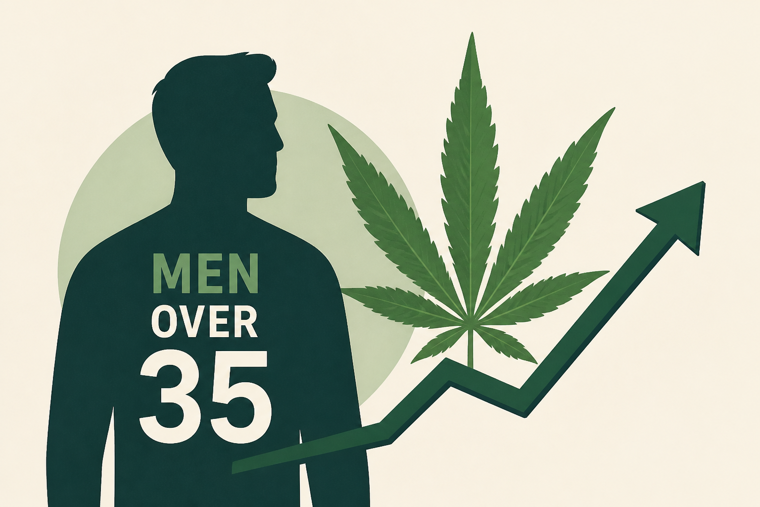 New Study Reveals Troubling Cannabis Trend Among Men Over 35