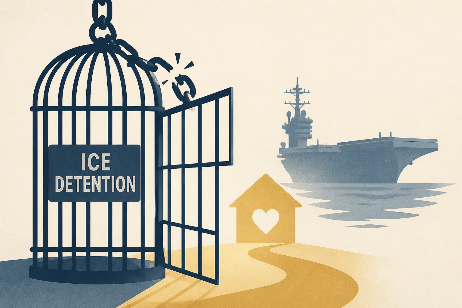Immigrant dad of USS Lincoln sailor is released from ICE detention