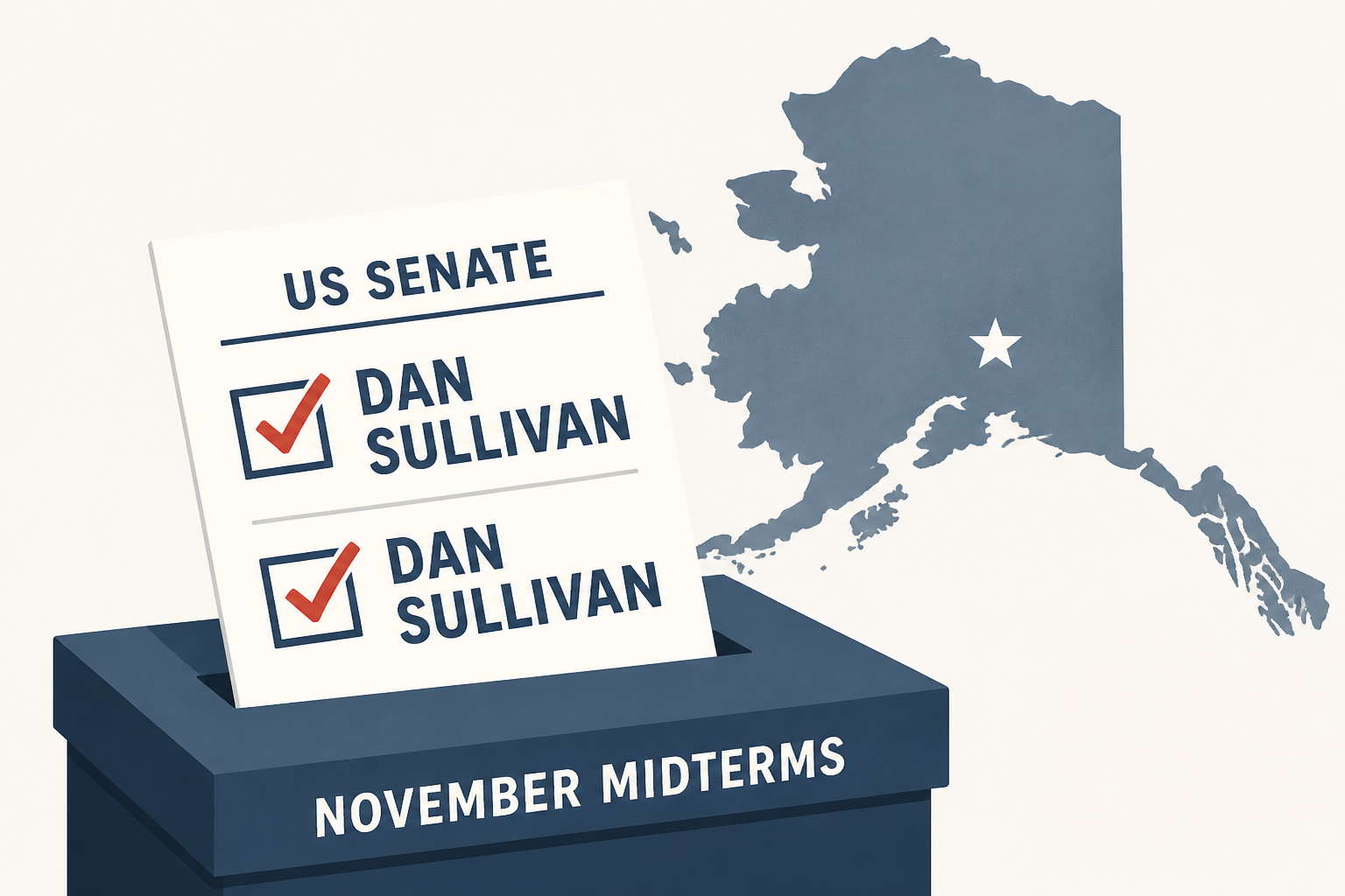 Two Dan Sullivans to appear on Alaska’s US Senate ballot in November’s midterm elections