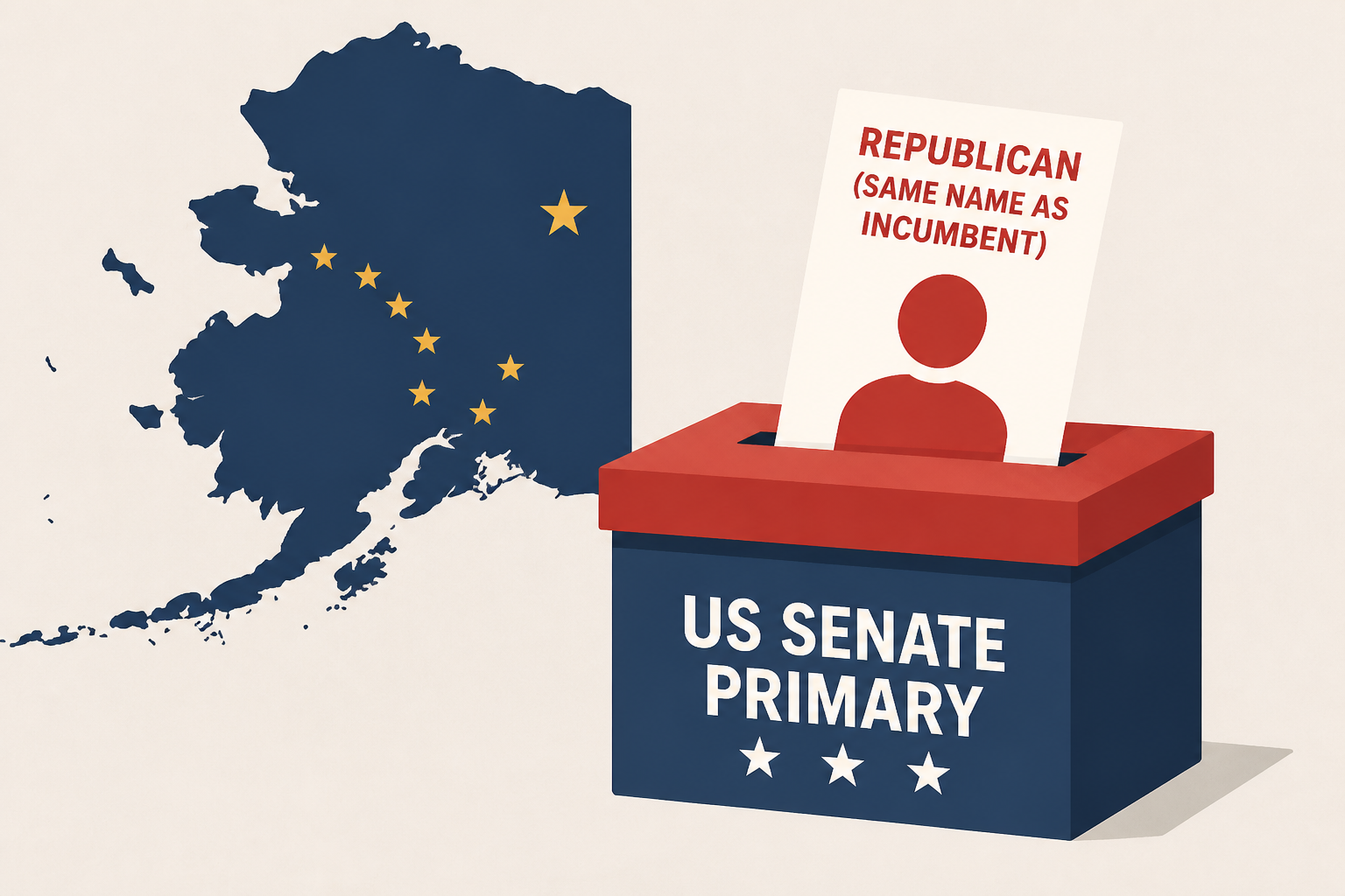 Republican with same name as incumbent advances from Alaska US Senate primary