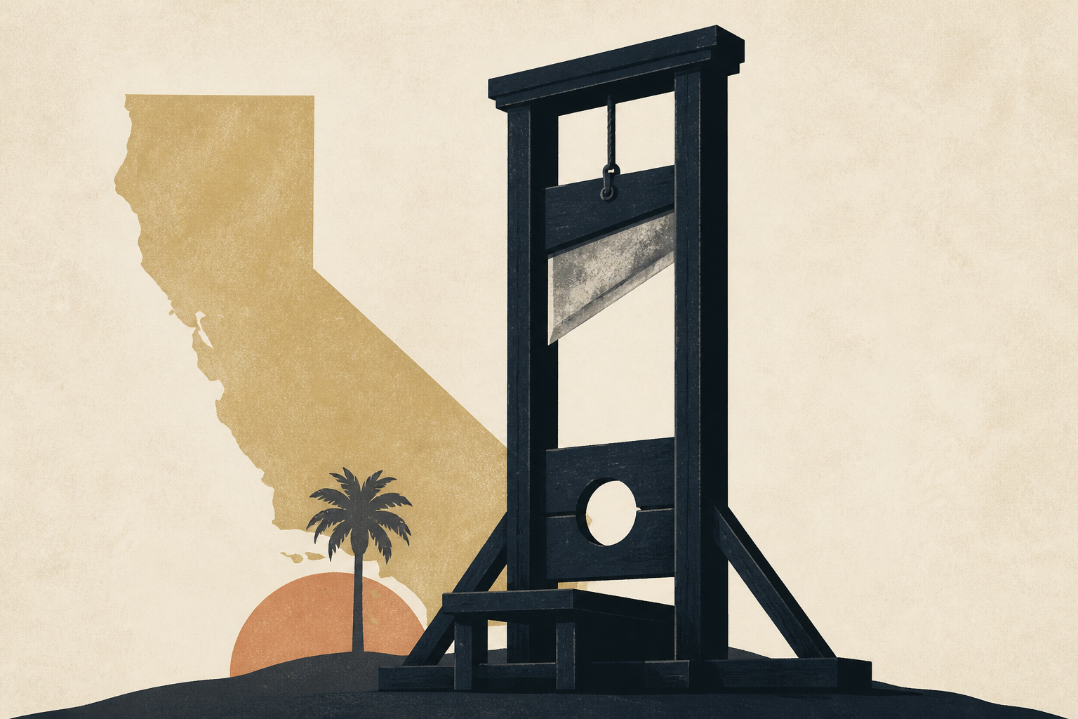 SoCal man with guillotine unhappy with state of politics, family says