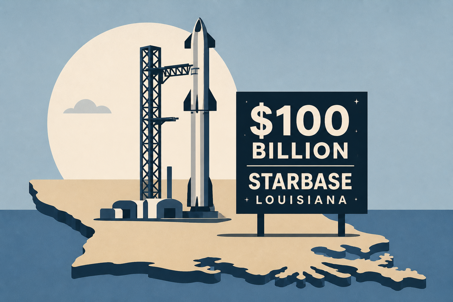 SpaceX Is Building A $100 Billion 'Starbase' Launch Site In Louisiana