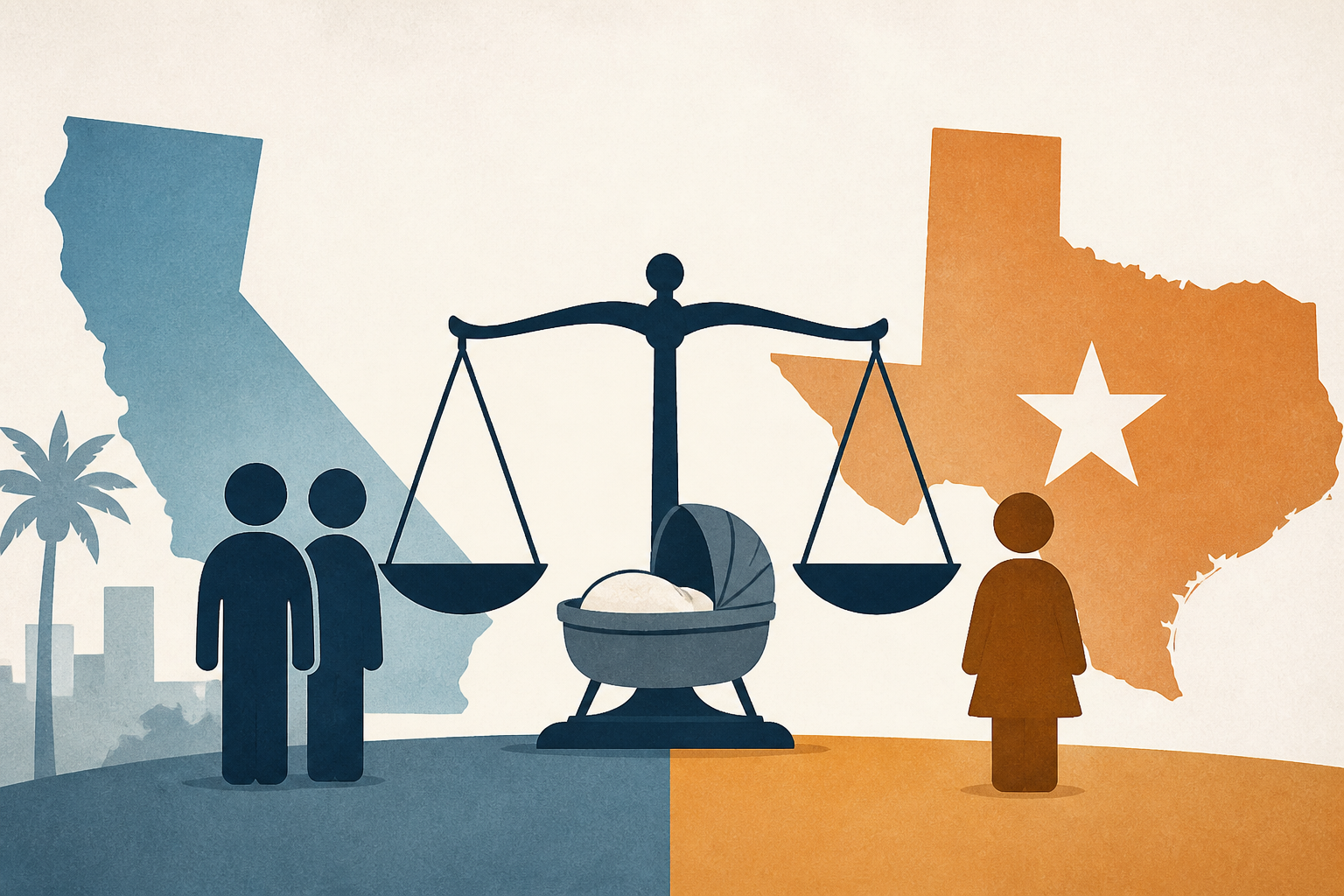 Los Angeles couple confronts their surrogate in Texas court as dispute over newborn escalates