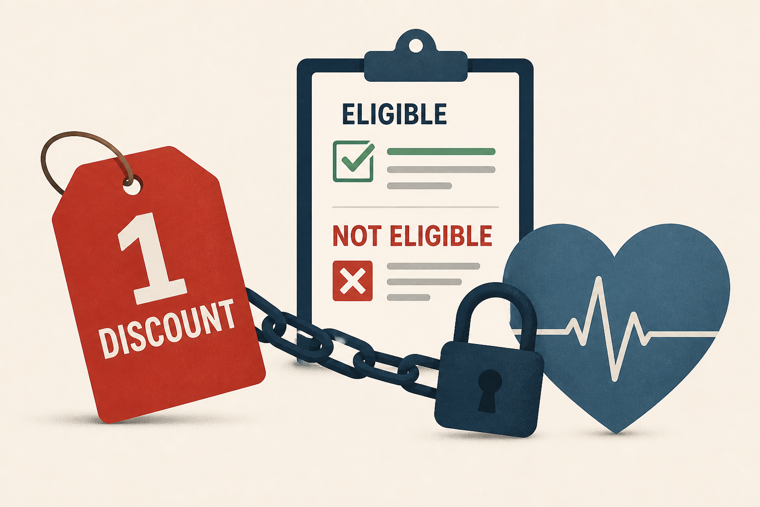 1 Discount Has One Big Catch: Some Sick Patients Don't Qualify