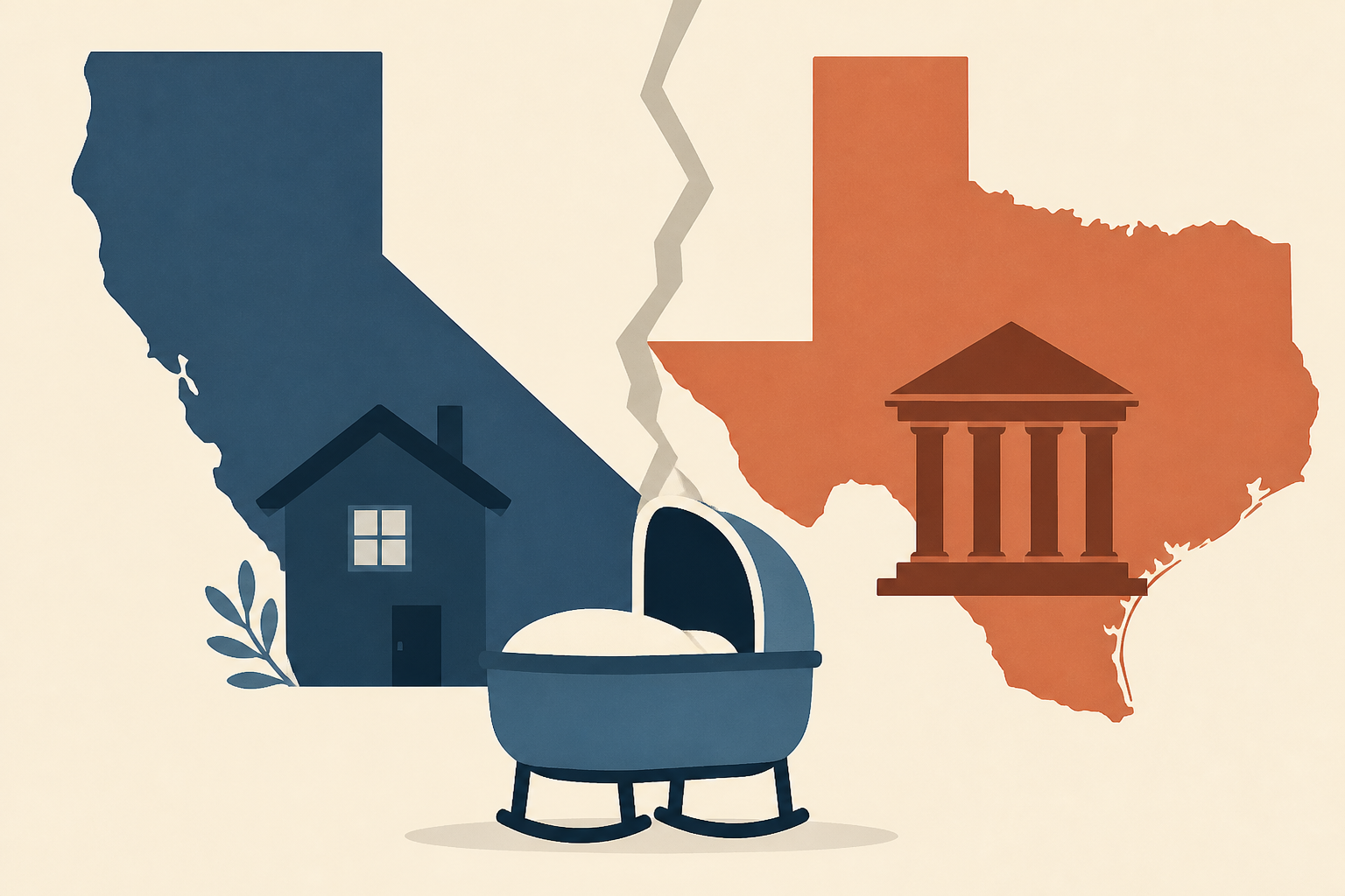 California couple confront their surrogate in a Texas court as dispute over newborn escalates