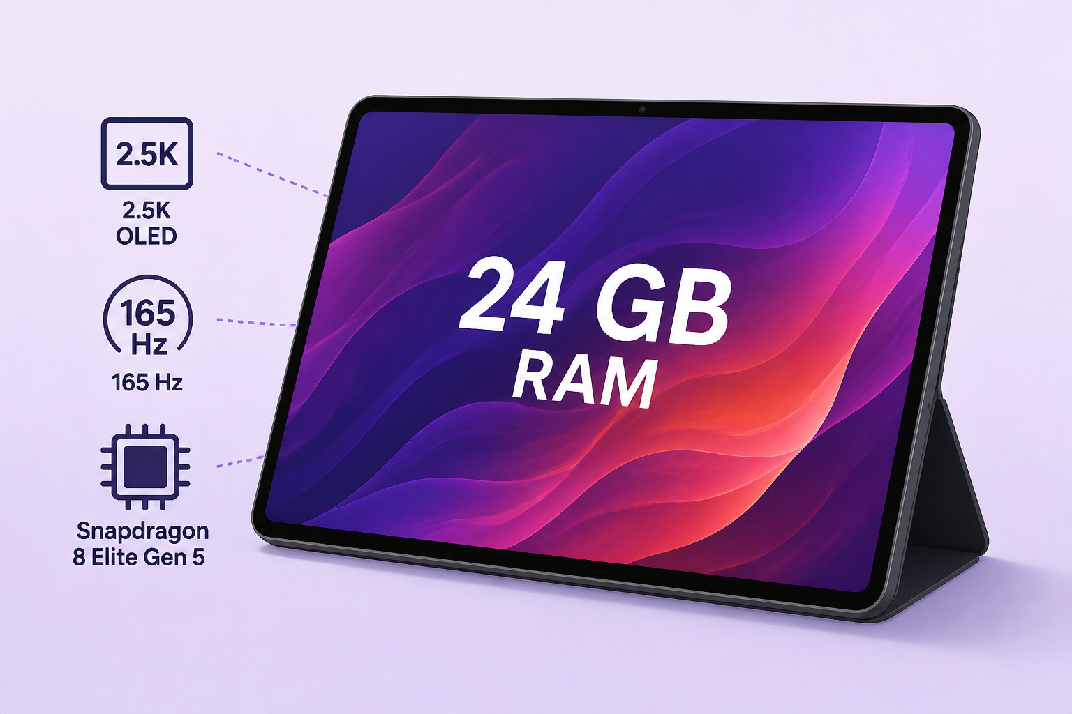 Lenovo launches flagship tablet with 2.5K 165 Hz OLED, Snapdragon 8 Elite Gen 5 and 24 GB RAM