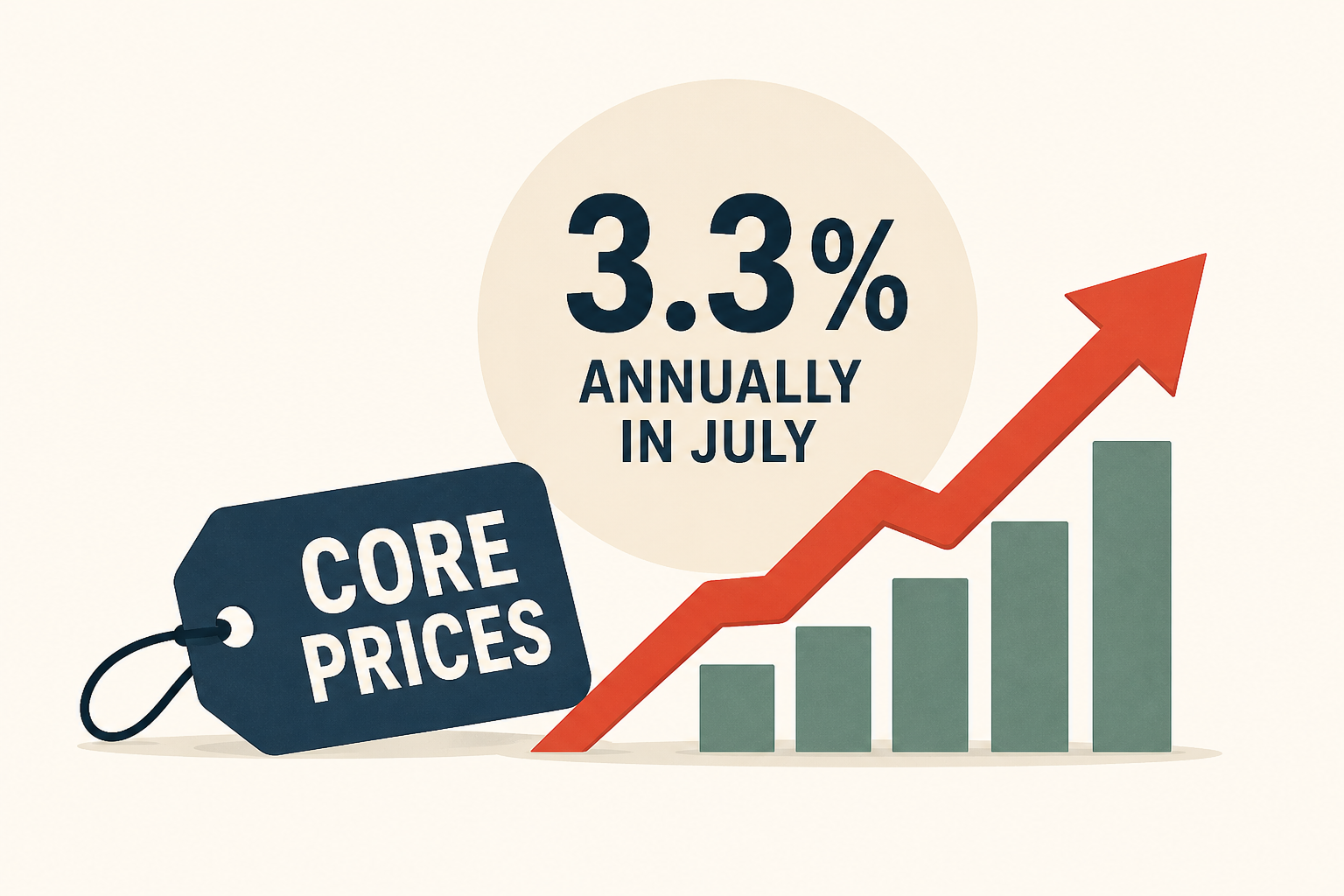 Fed’s preferred inflation gauge shows core prices rose 3.3% annually in July