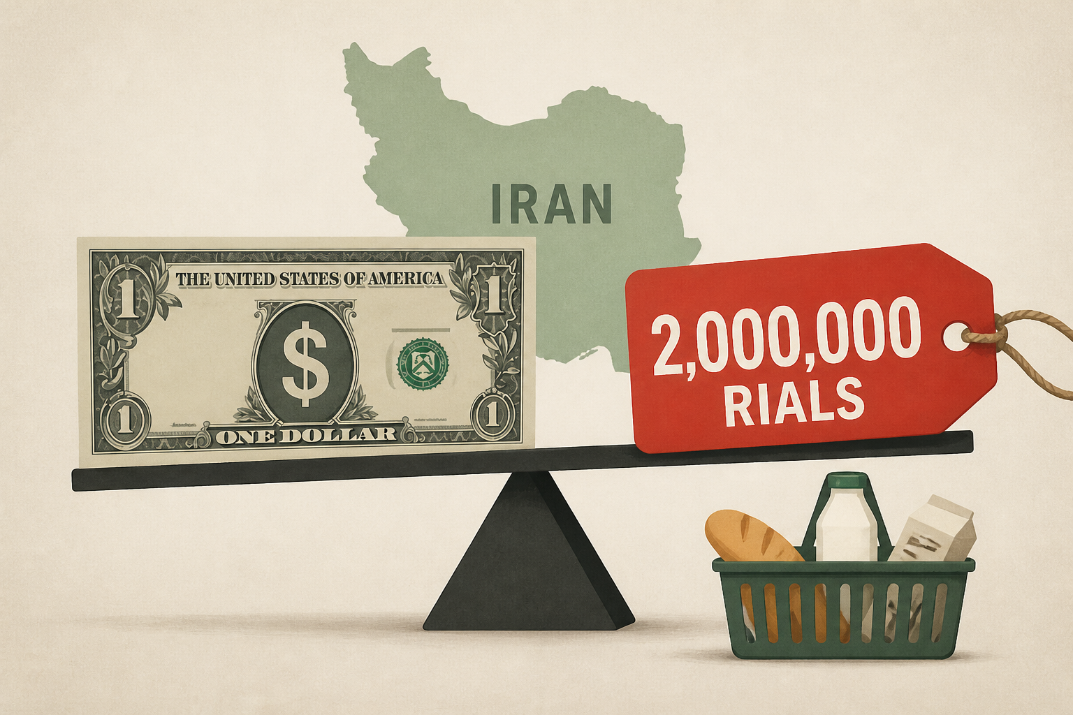 One US dollar now costs 2 million rials in Iran, and here’s what it can buy