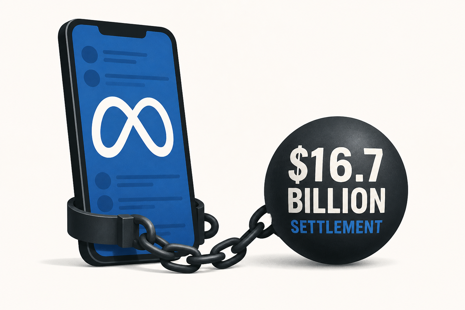 Meta settles social media addiction case for $16.7 billion