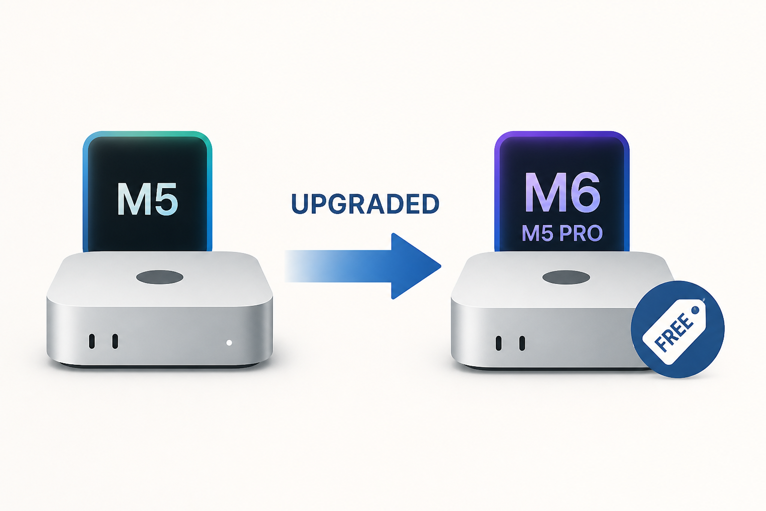 Apple upgrading recent Mac mini orders to M6, M5 Pro models for free
