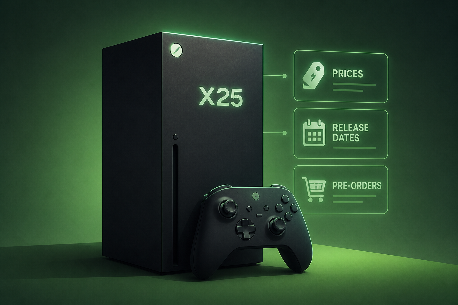 Xbox Series X25 Console & Controller: Prices, Release Dates, Pre-Orders Announced