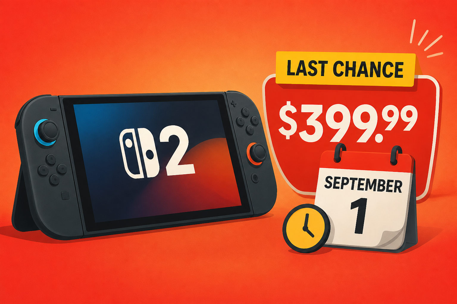 Here's Your Last Chance to Get a Nintendo Switch 2 Console for $399.99 Before the September 1 Price Hike