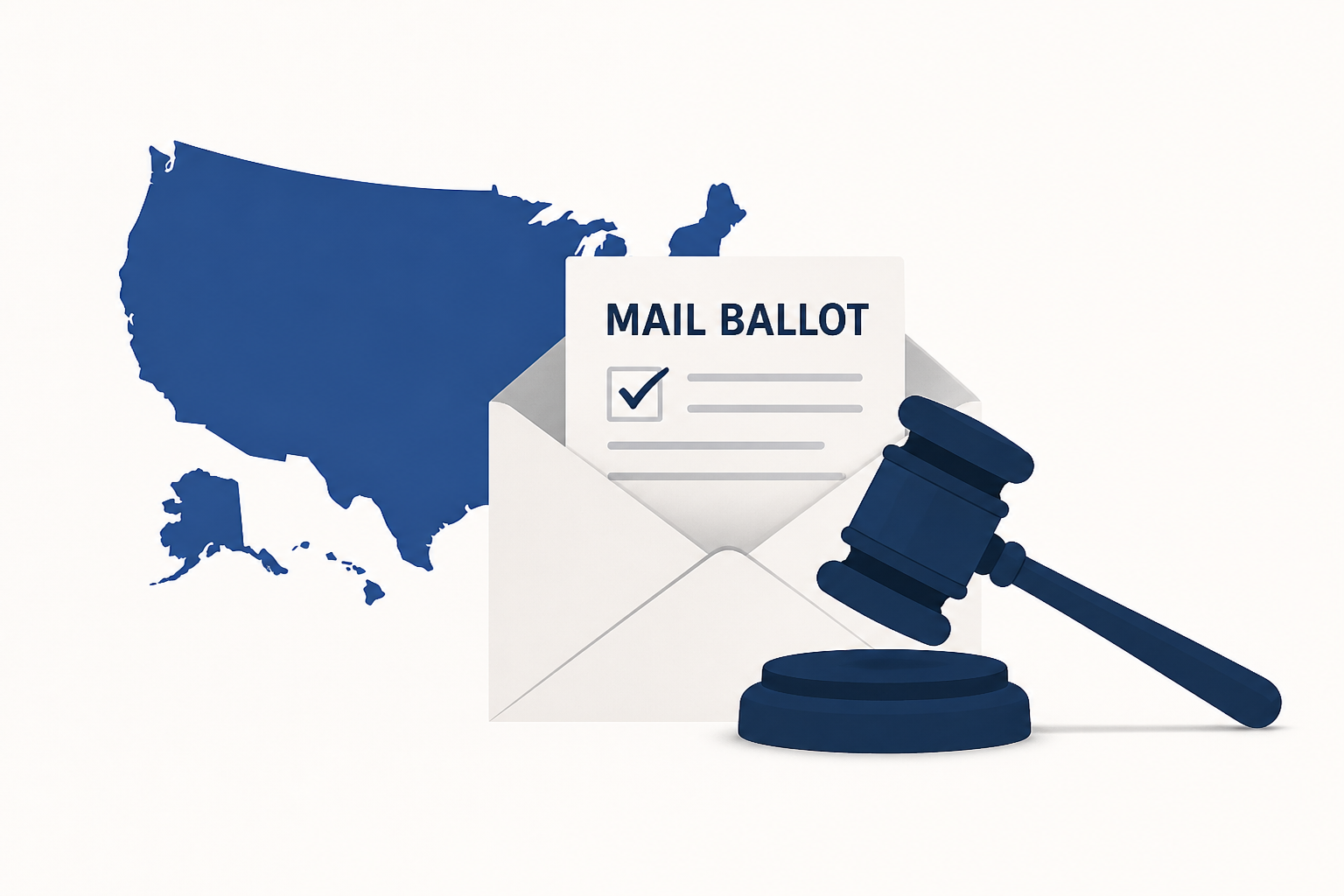 Democratic states file new challenge to Trump's mail ballot directive