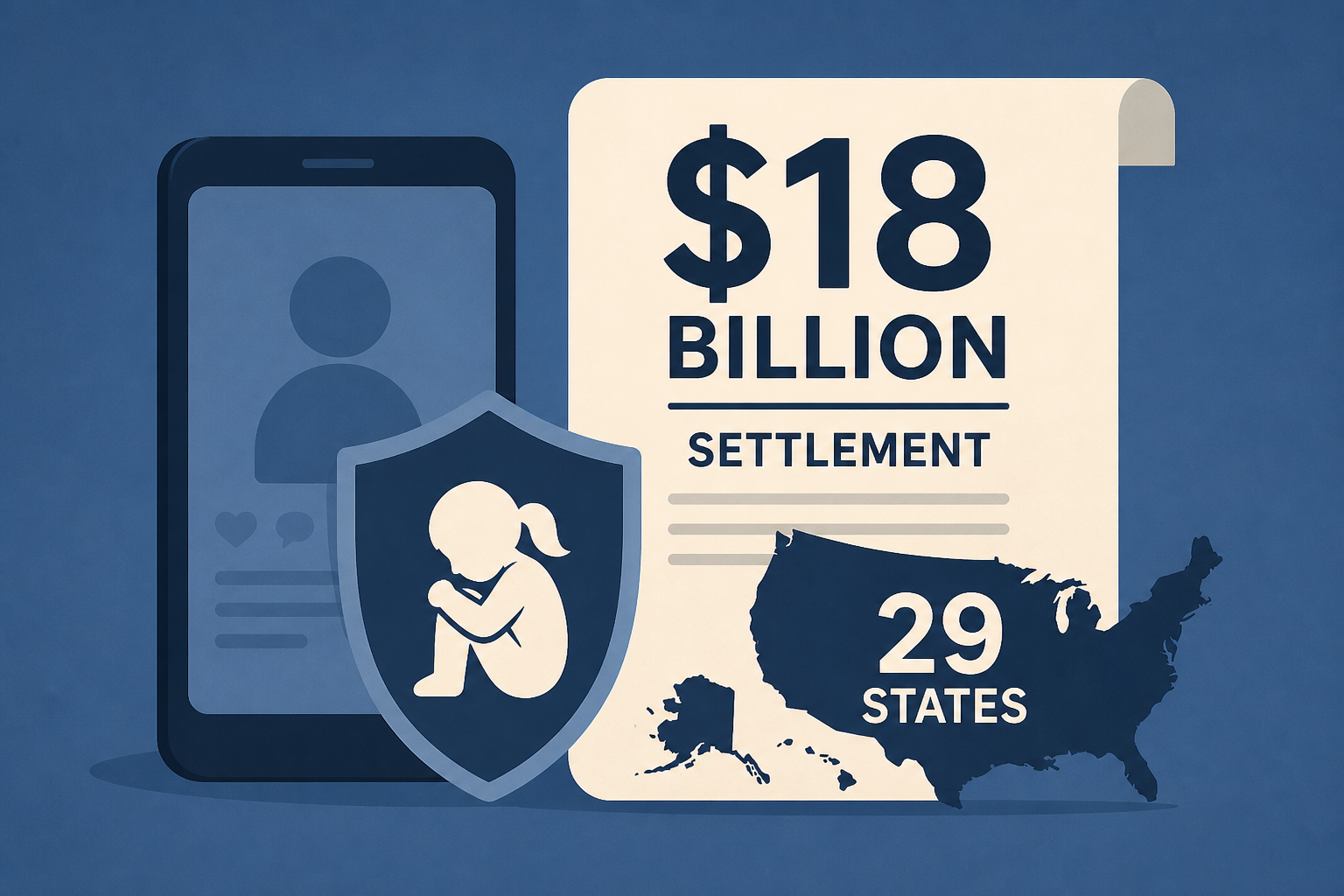 Meta settles for $18 billion in lawsuit brought by 29 states over social media harms to children