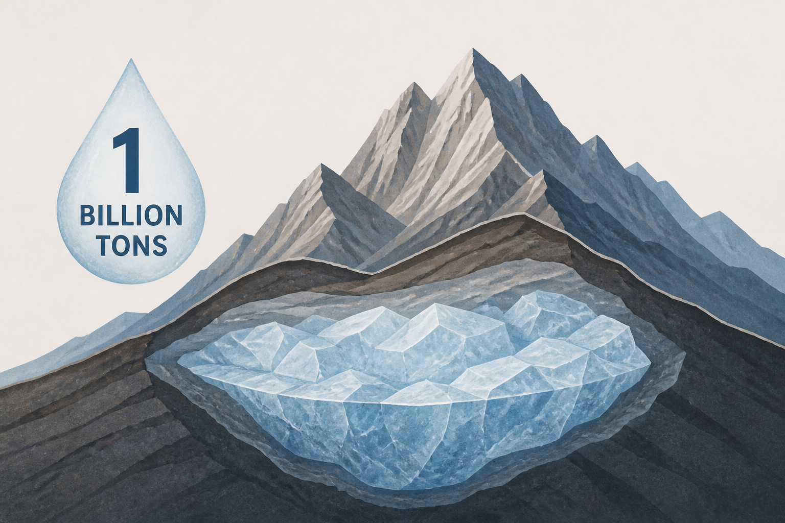 Utah mountain ranges may store a billion tons of hidden ice