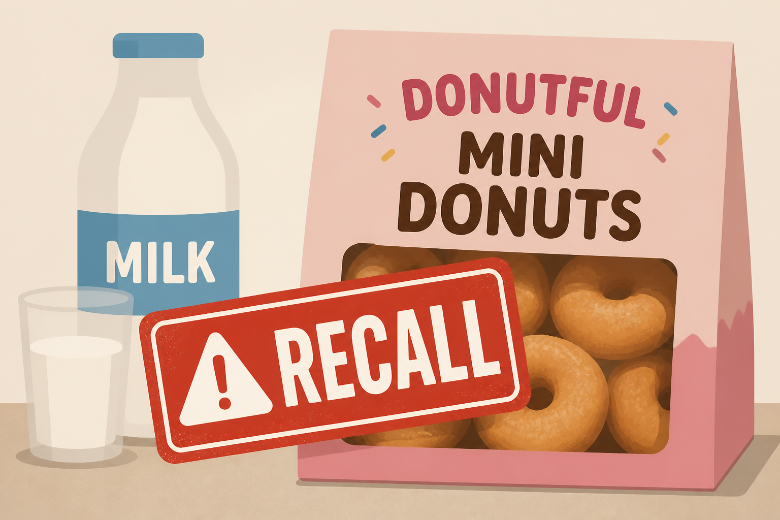 FDA issues recall for Donutful mini donuts over undeclared milk