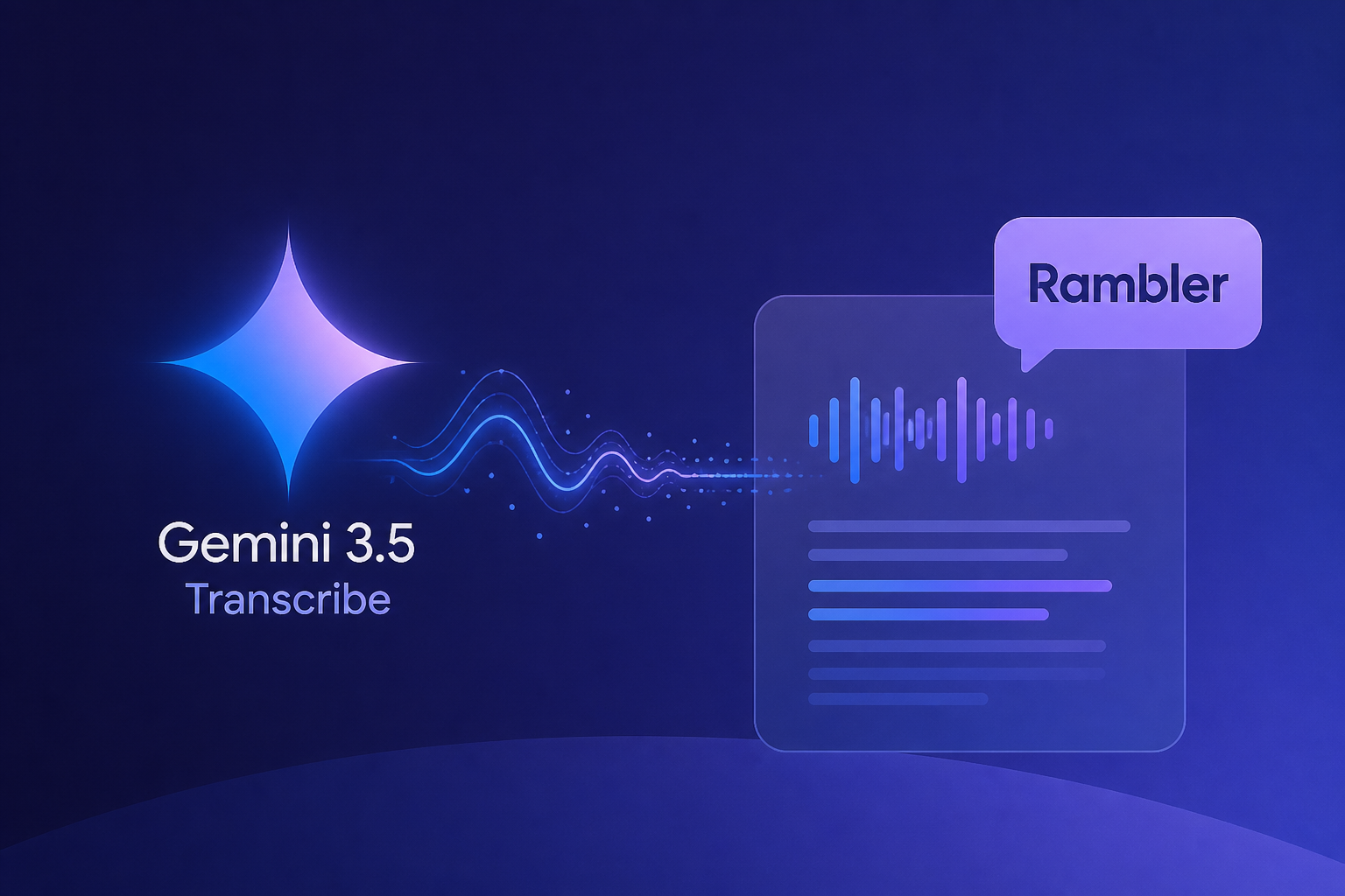 Google launches Gemini 3.5 Transcribe, which powers Rambler