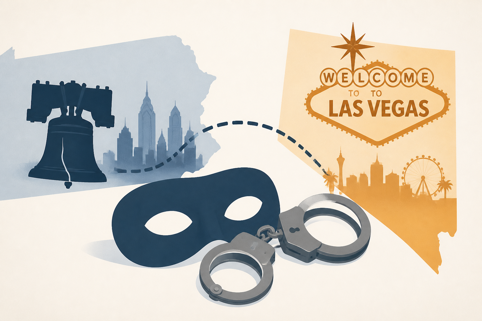 Philadelphia mask suspect arrested in Las Vegas, faces extradition