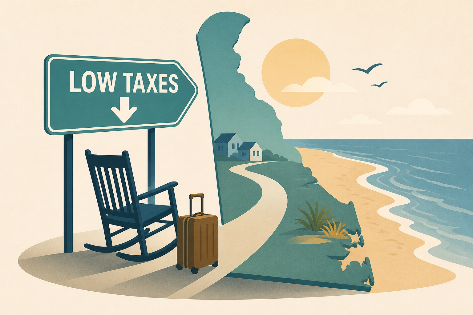 Baby Boomers flock to Delaware for low taxes, sandy beaches