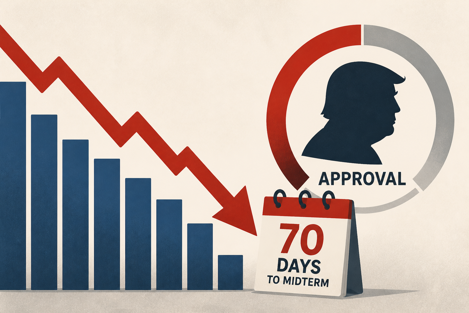 Trump Approval Rating as Consumer Confidence Drops 70 Days Before Midterm