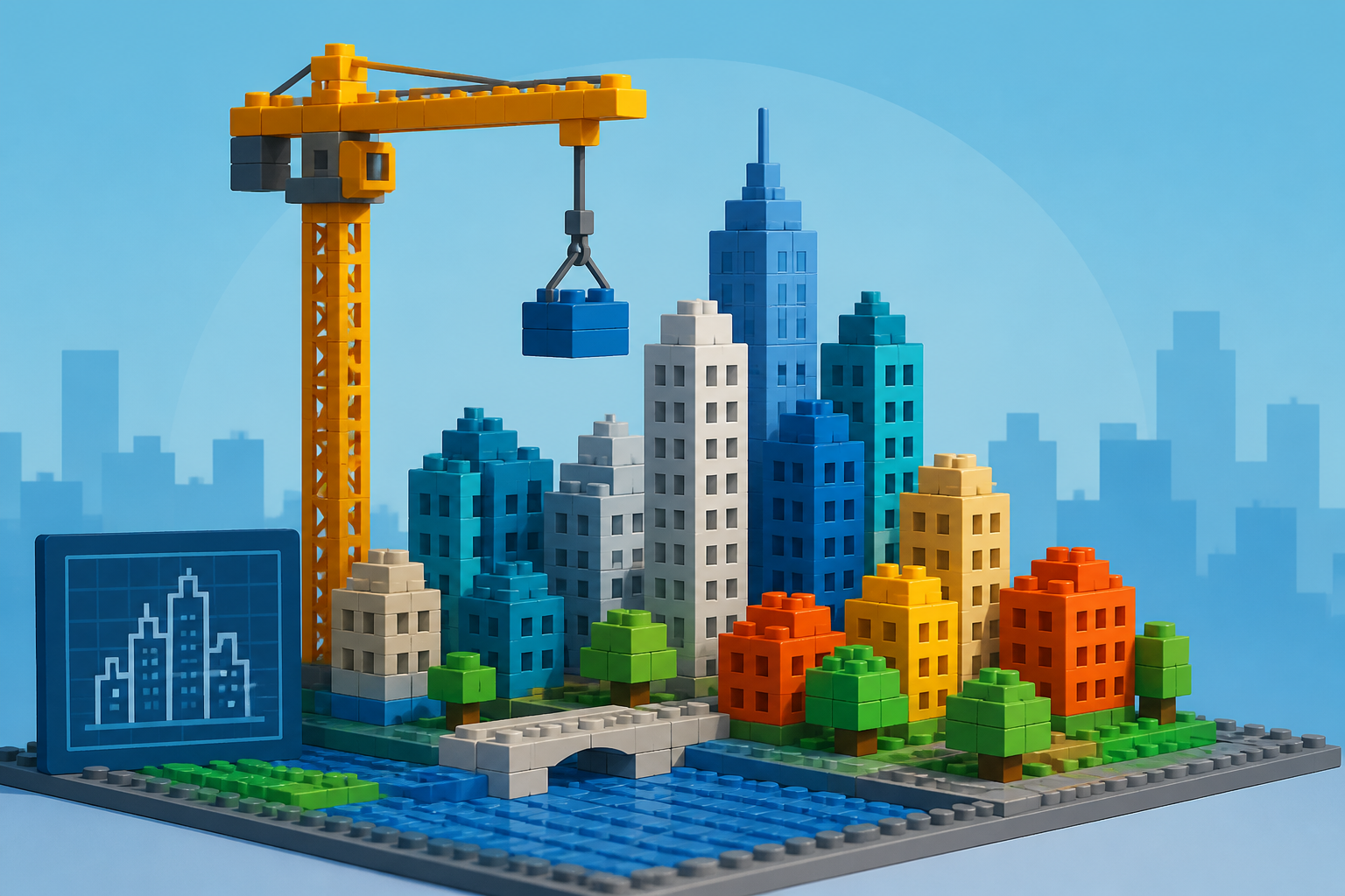 Having taken over Cities: Skylines 2's resurrection, Iceflake Studios are also making a bricky city builder called Lego Skylines