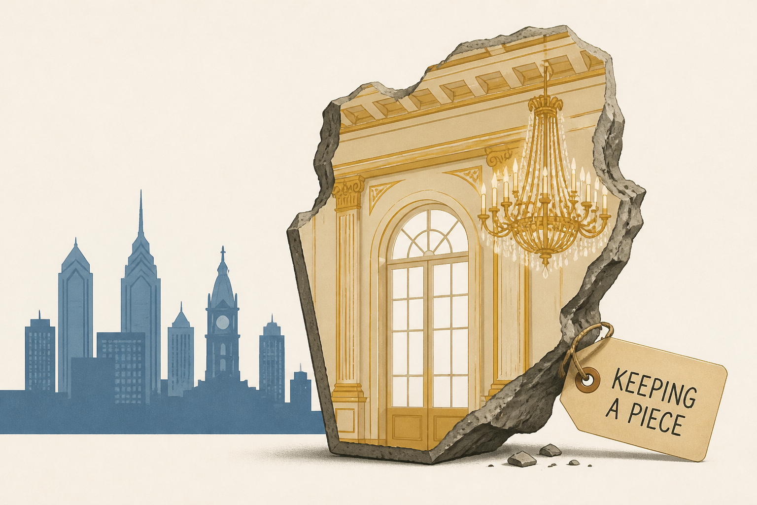 Philadelphia DA says he'll keep piece of WH ballroom 'after we all blow it up'