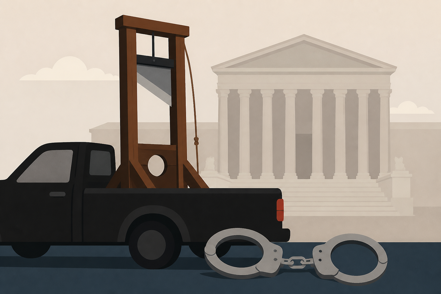 California man arrested with guillotine in truck at Supreme Court